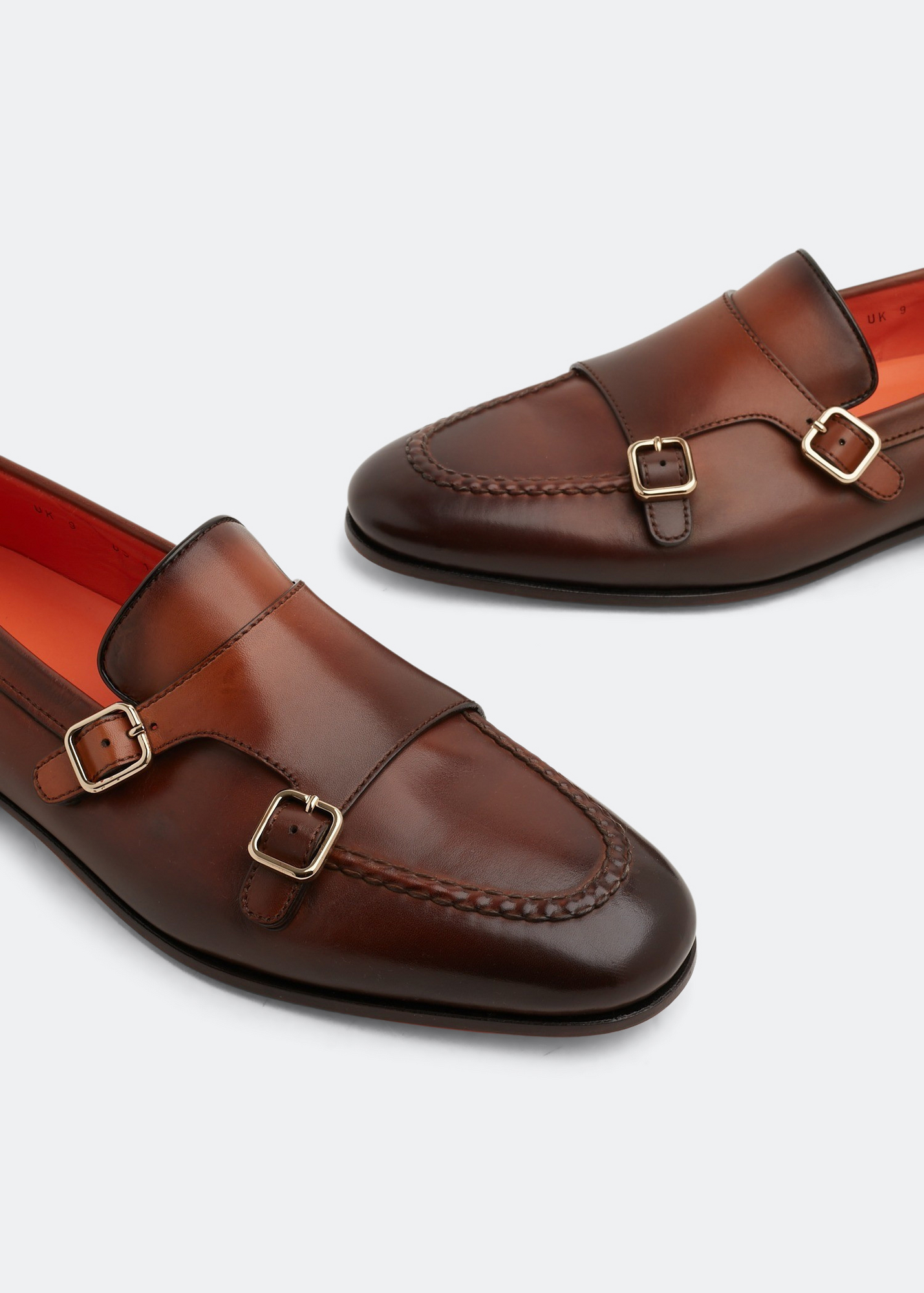

Monk strap loafers, Brown