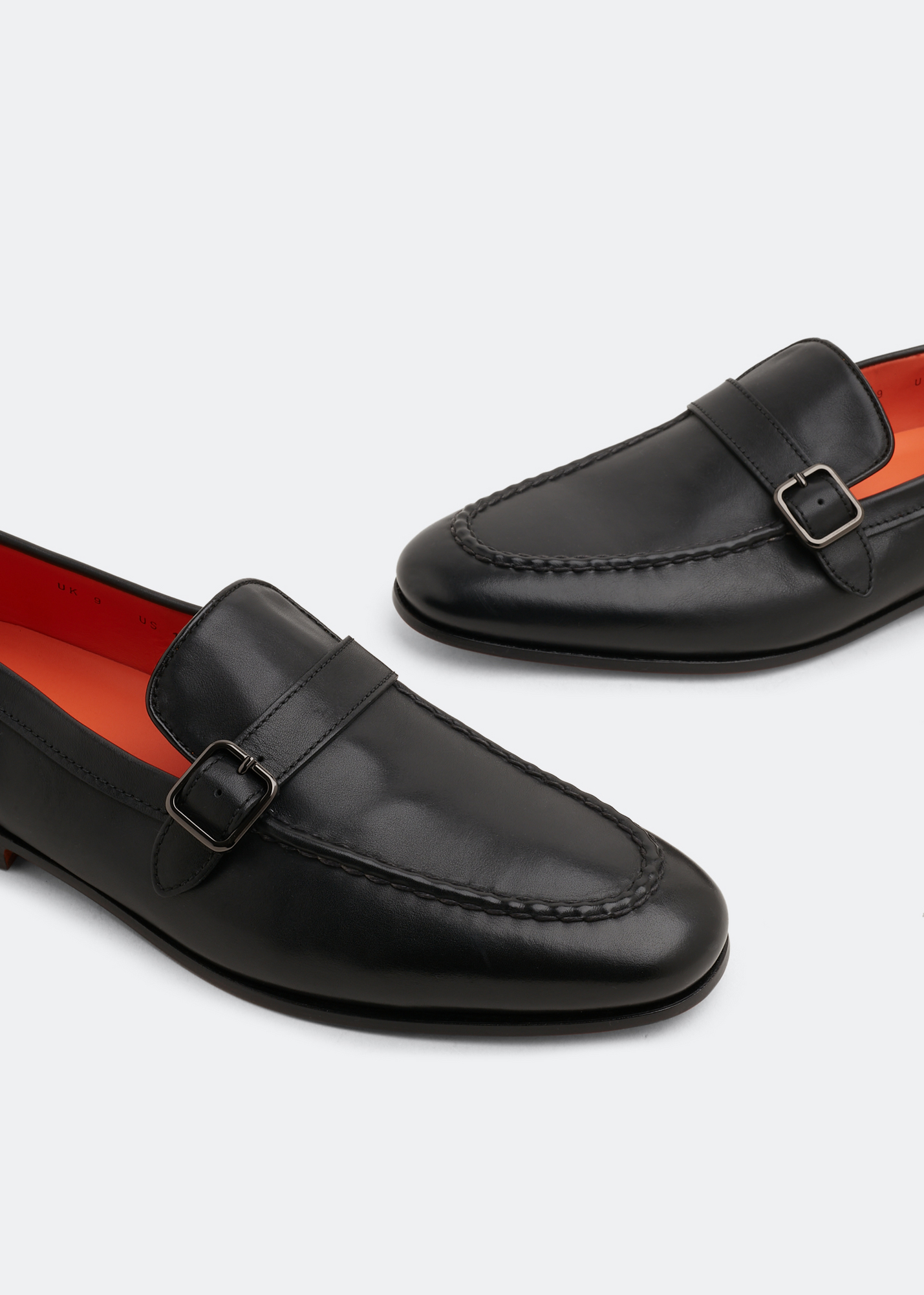 

Monk strap loafers, Black
