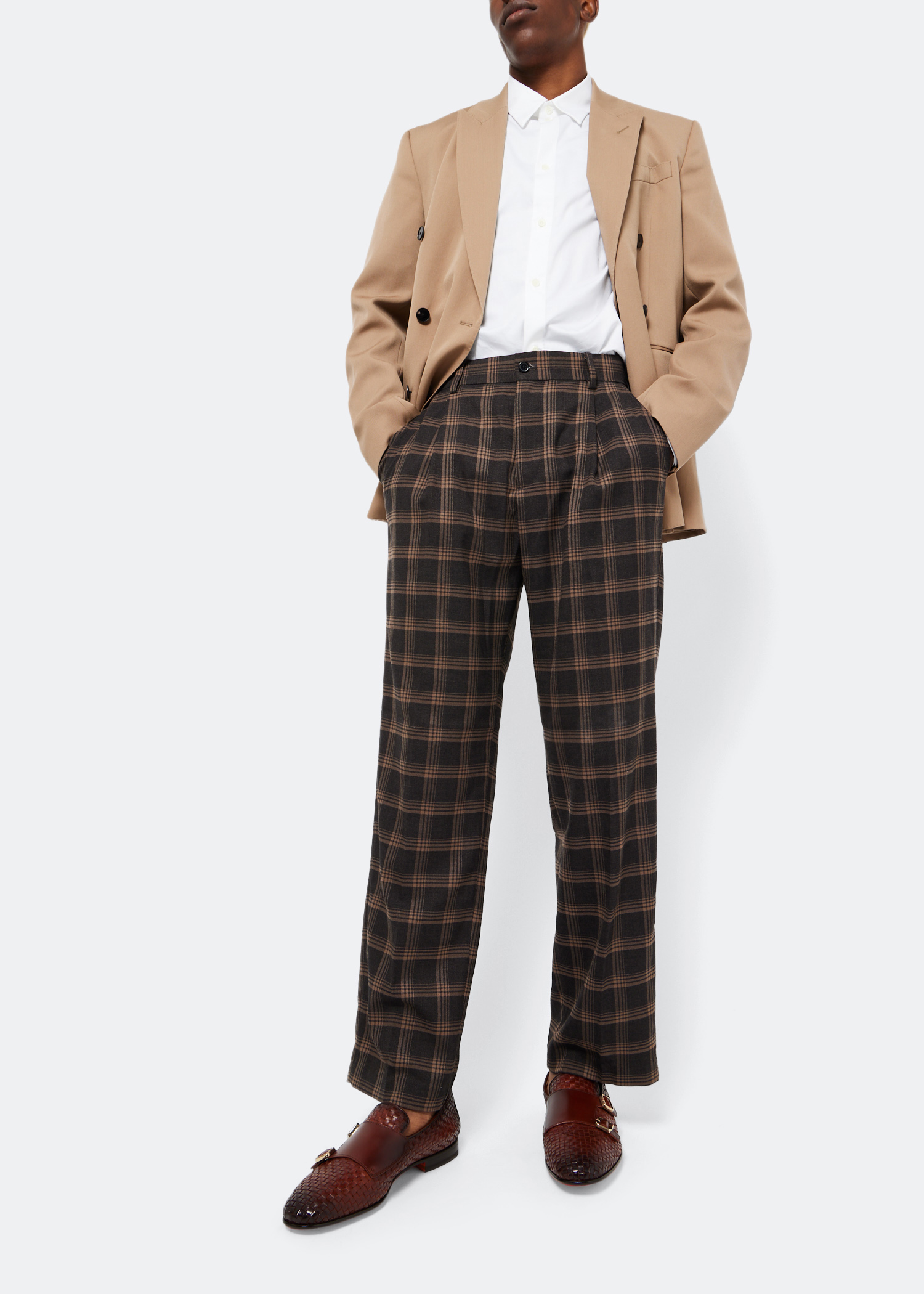 

Gwilyn monk-strap shoes, Brown