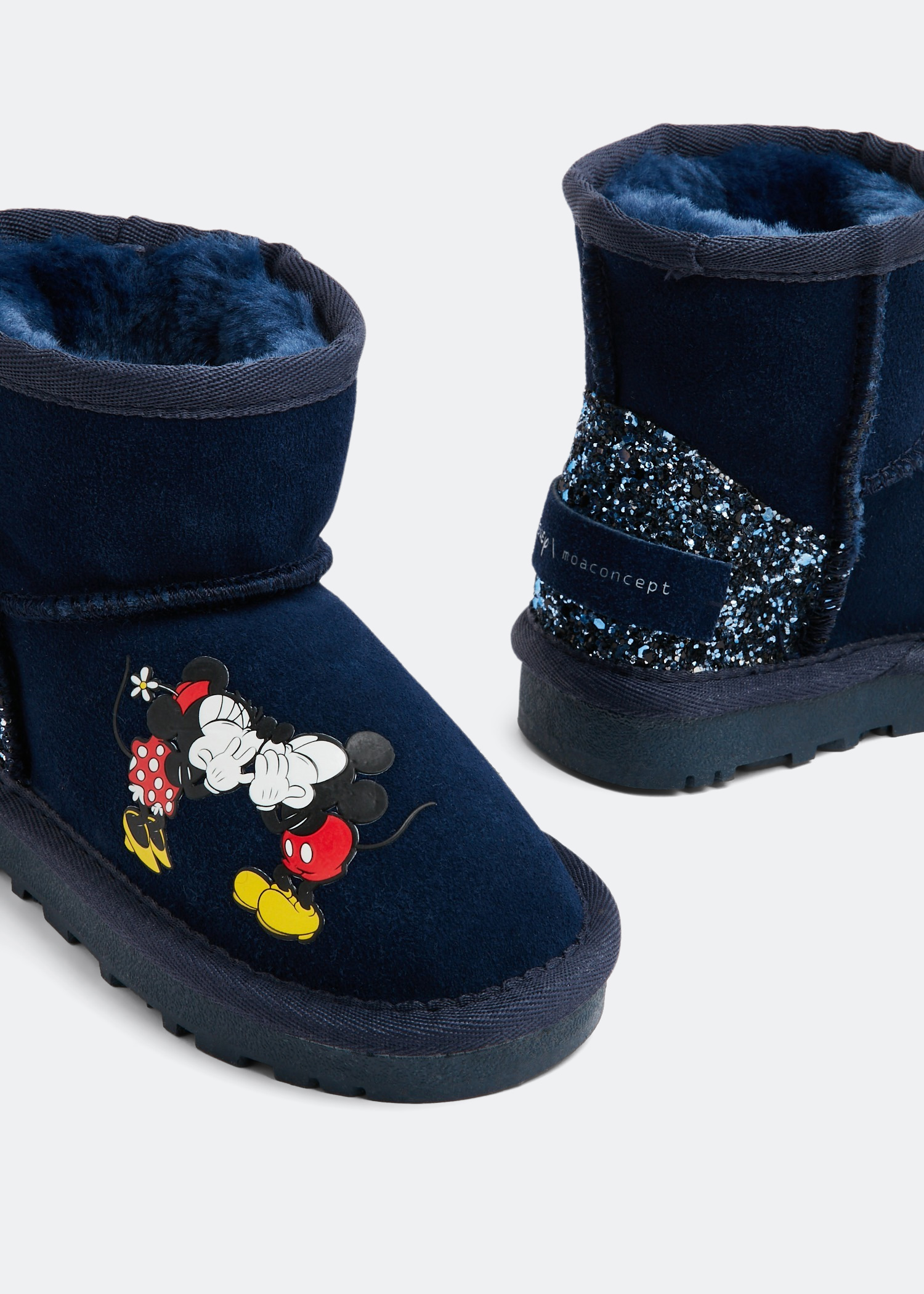 Master Of Arts Mickey Minnie kiss boots for Girl Blue in KSA Level Shoes