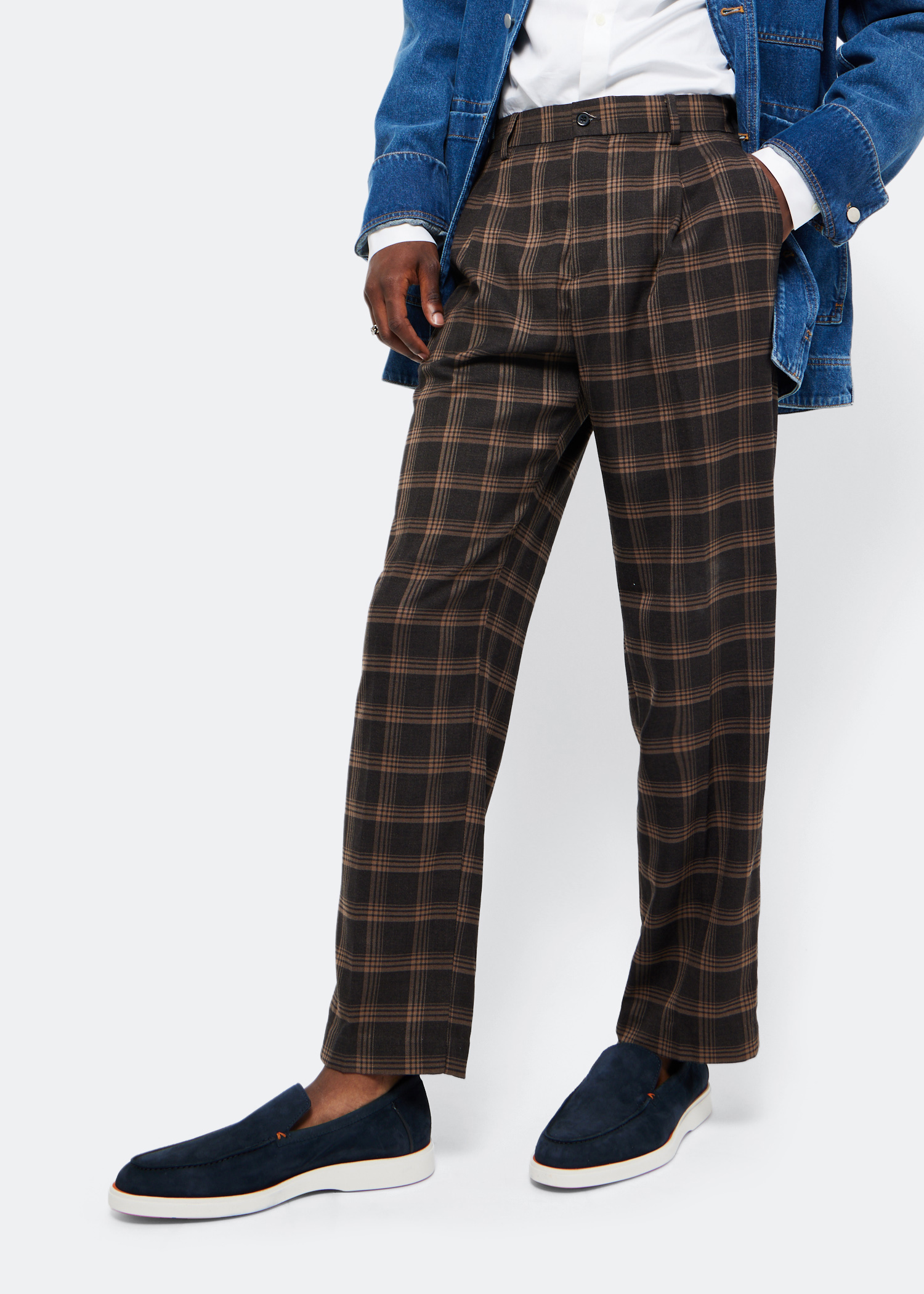 

Drain loafers, Blue