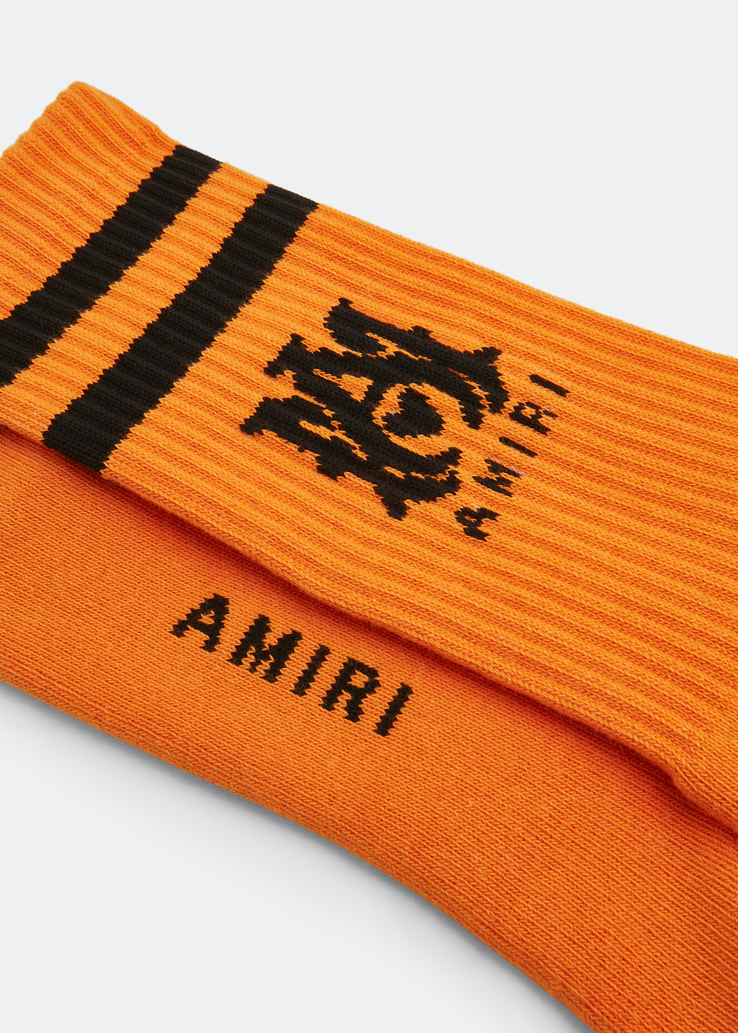 

Ribbed M.A. socks, Orange