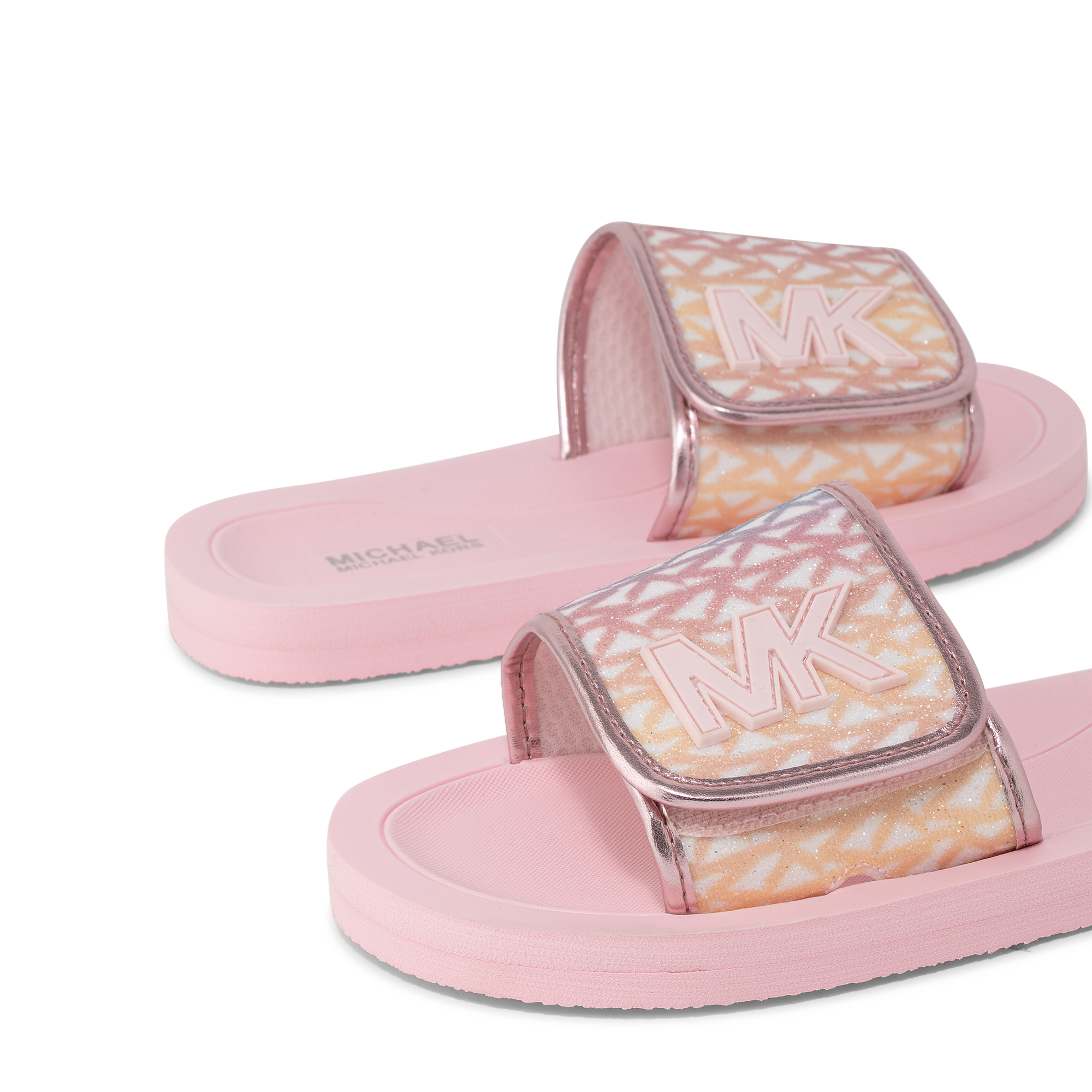 

Eli Seneca glitter slides, Pink