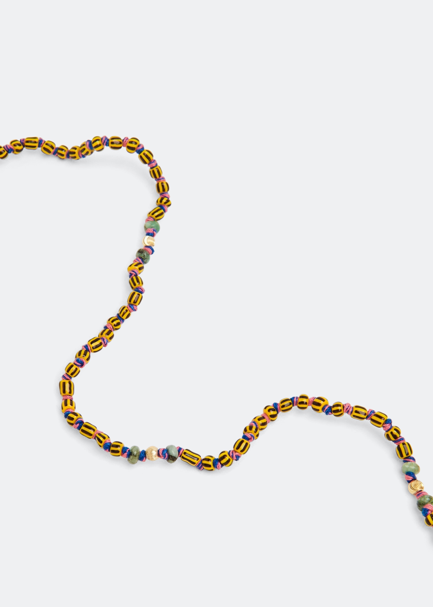 

Mauli Ghana beads necklace, Multi-coloured