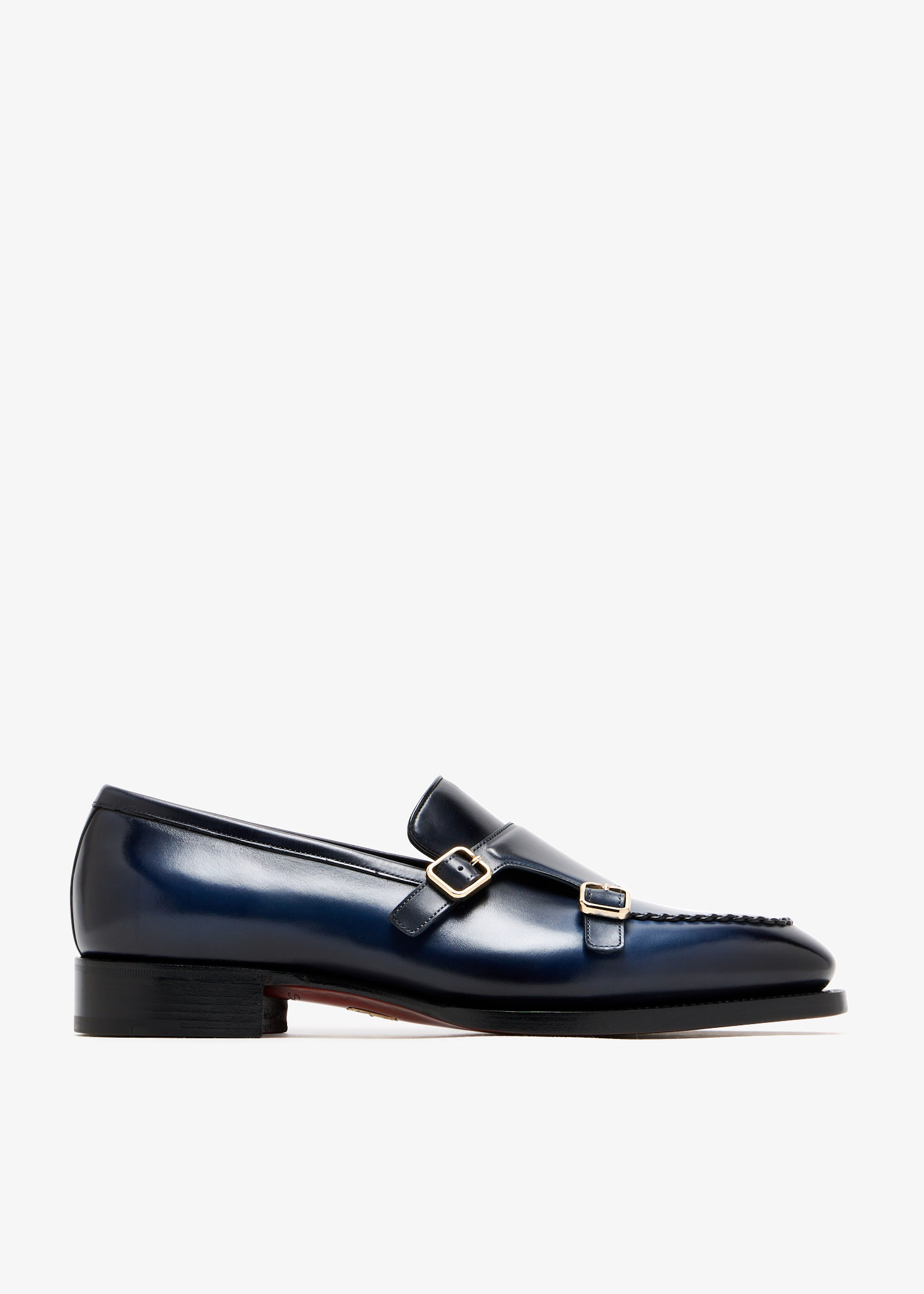

Virtus monk strap shoes, Blue