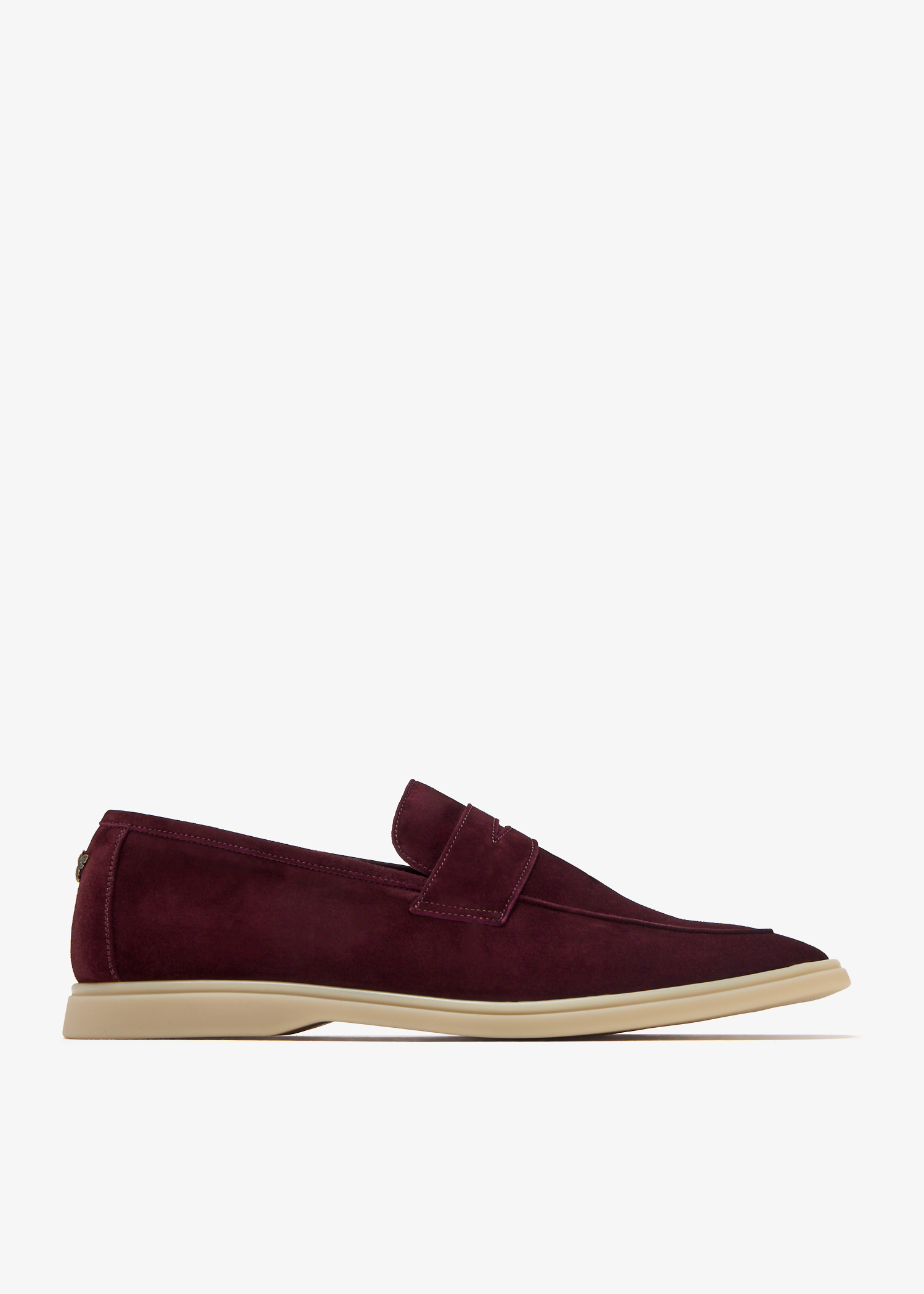 

Suede loafers, Burgundy