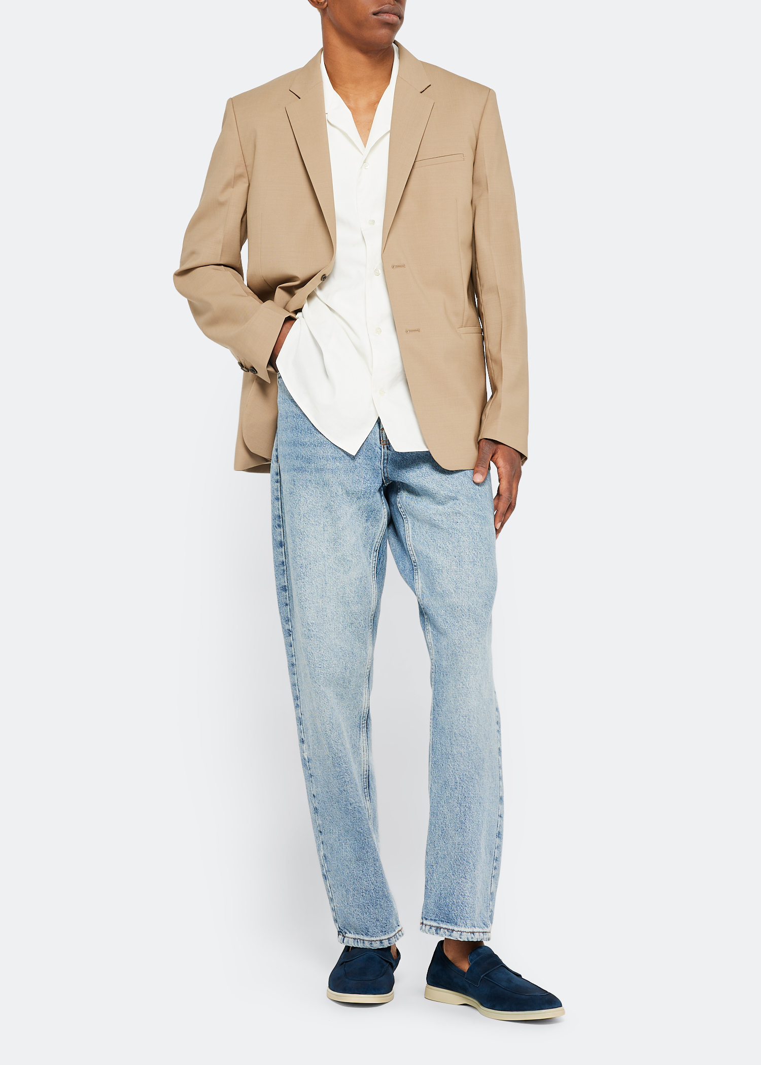 

Suede loafers, Blue