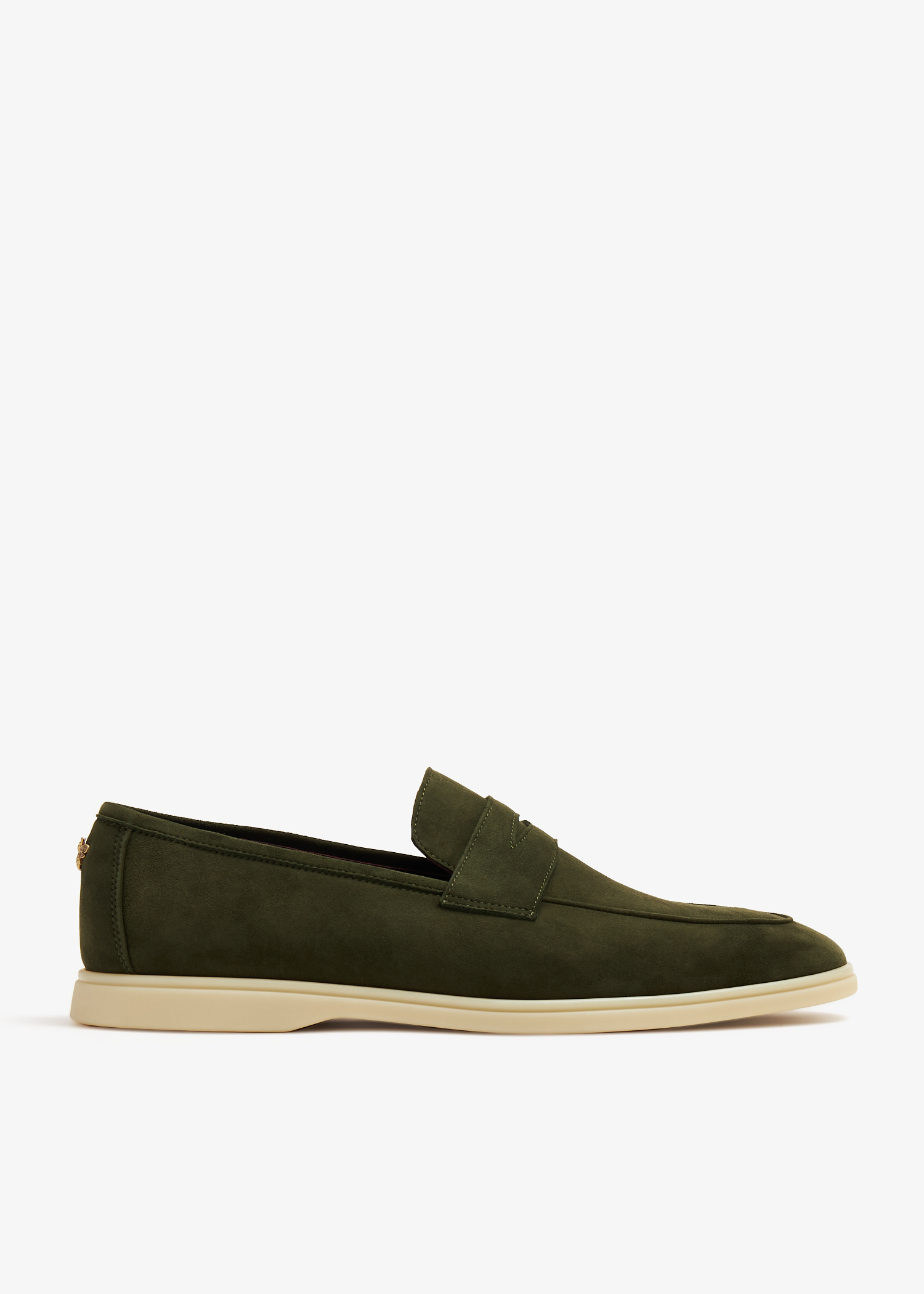 

Suede loafers, Green