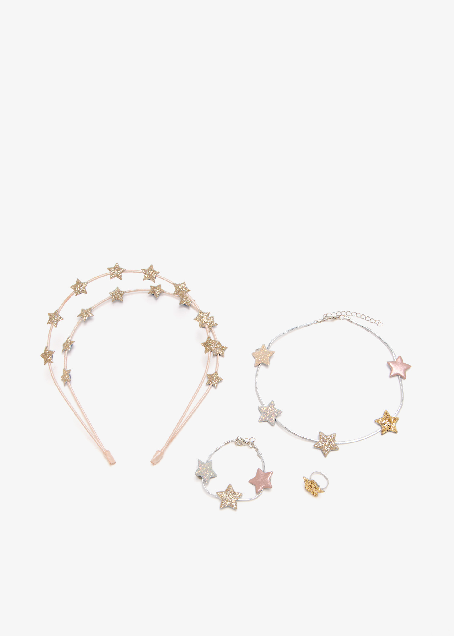 

Star jewelry set, Multicolored