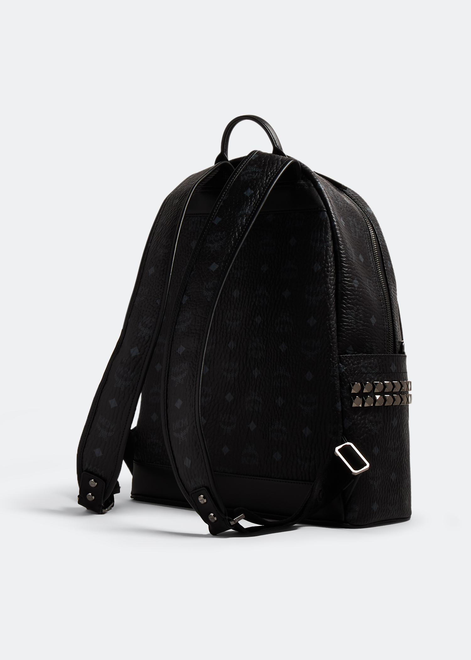 Mcm stark side stud medium backpack black cheap
