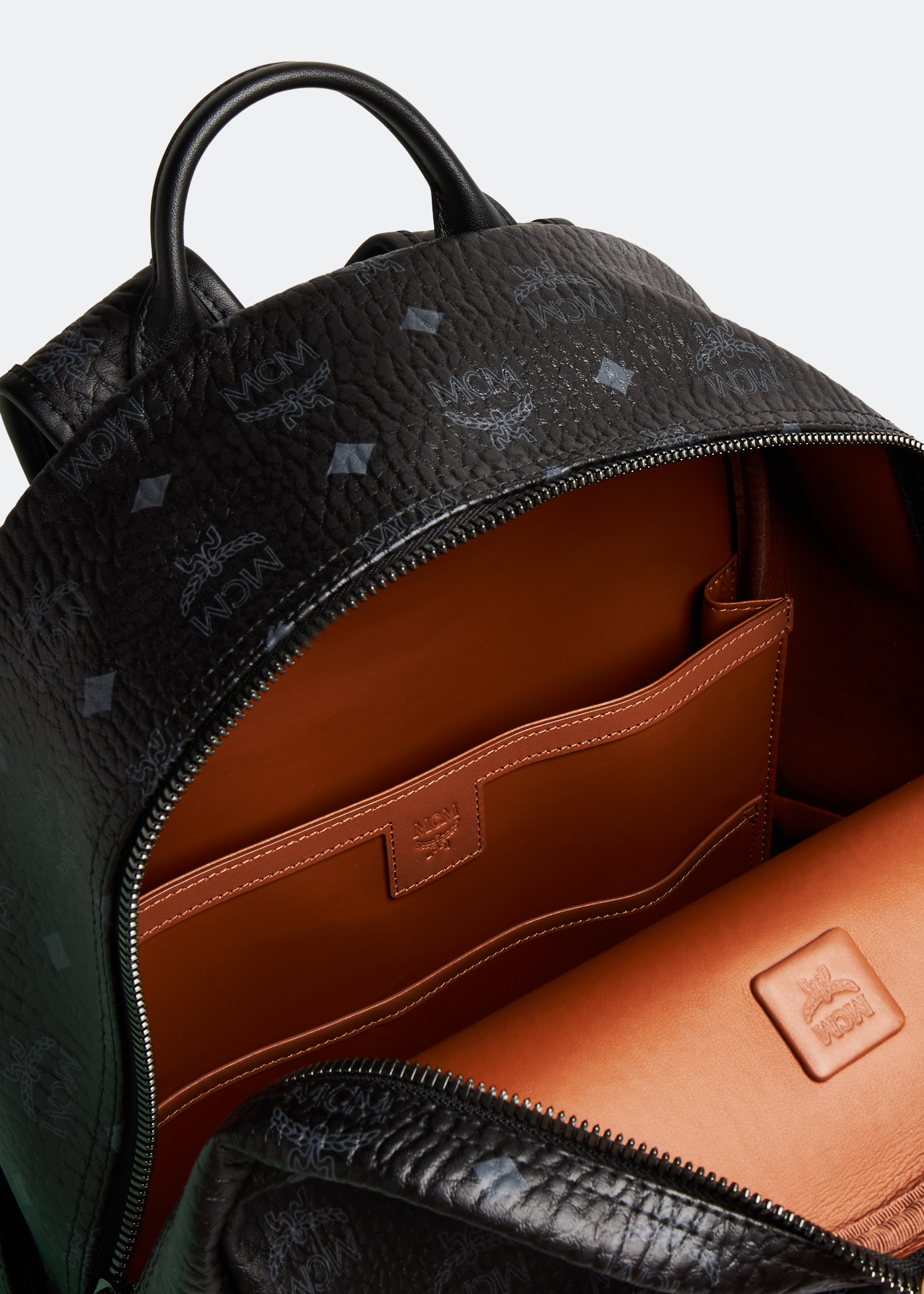 MCM Stark side studs backpack for Men Black in KSA Level Shoes