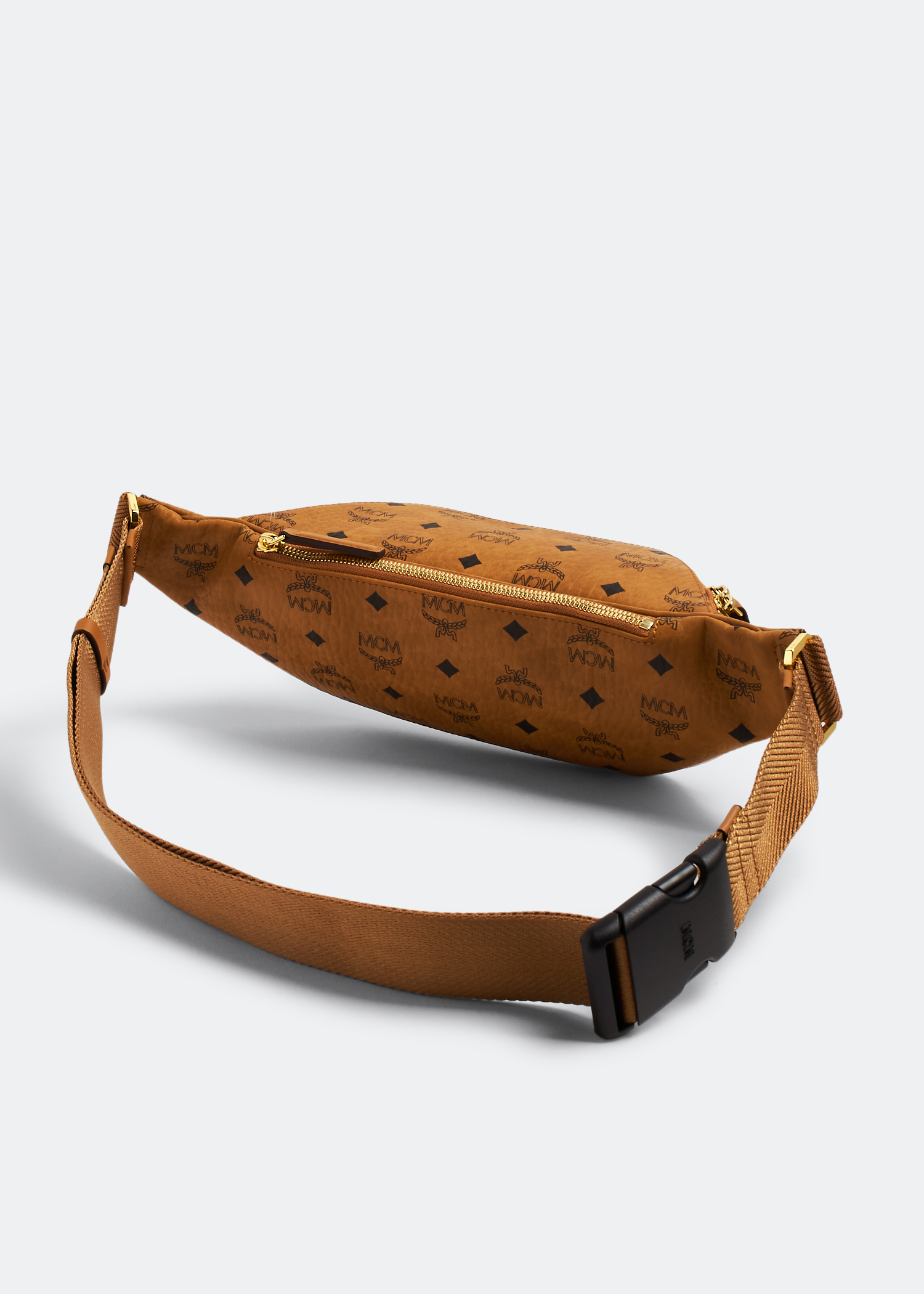 Medium Fursten Belt Bag in Visetos Cognac