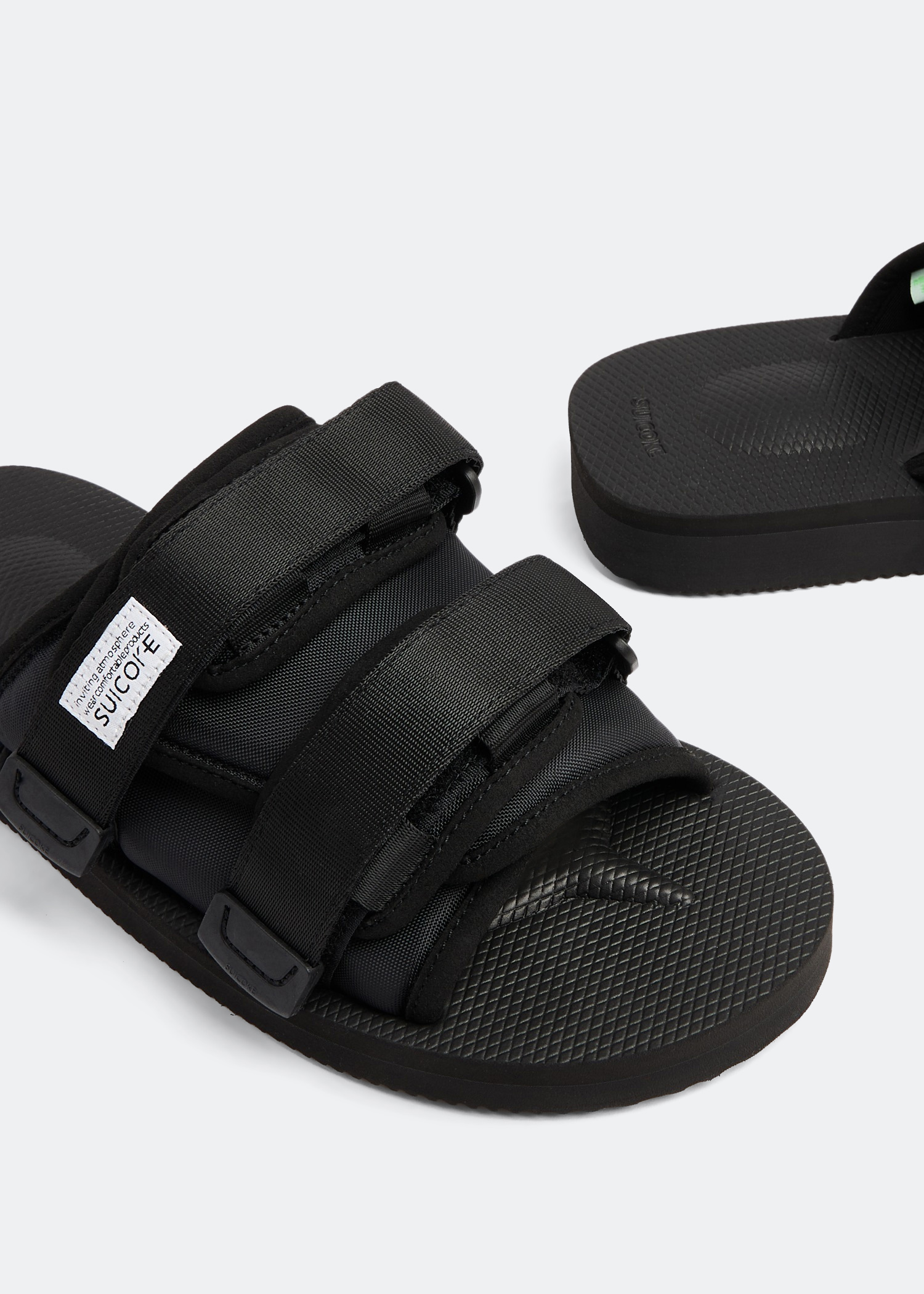 

Moto sandals, Black