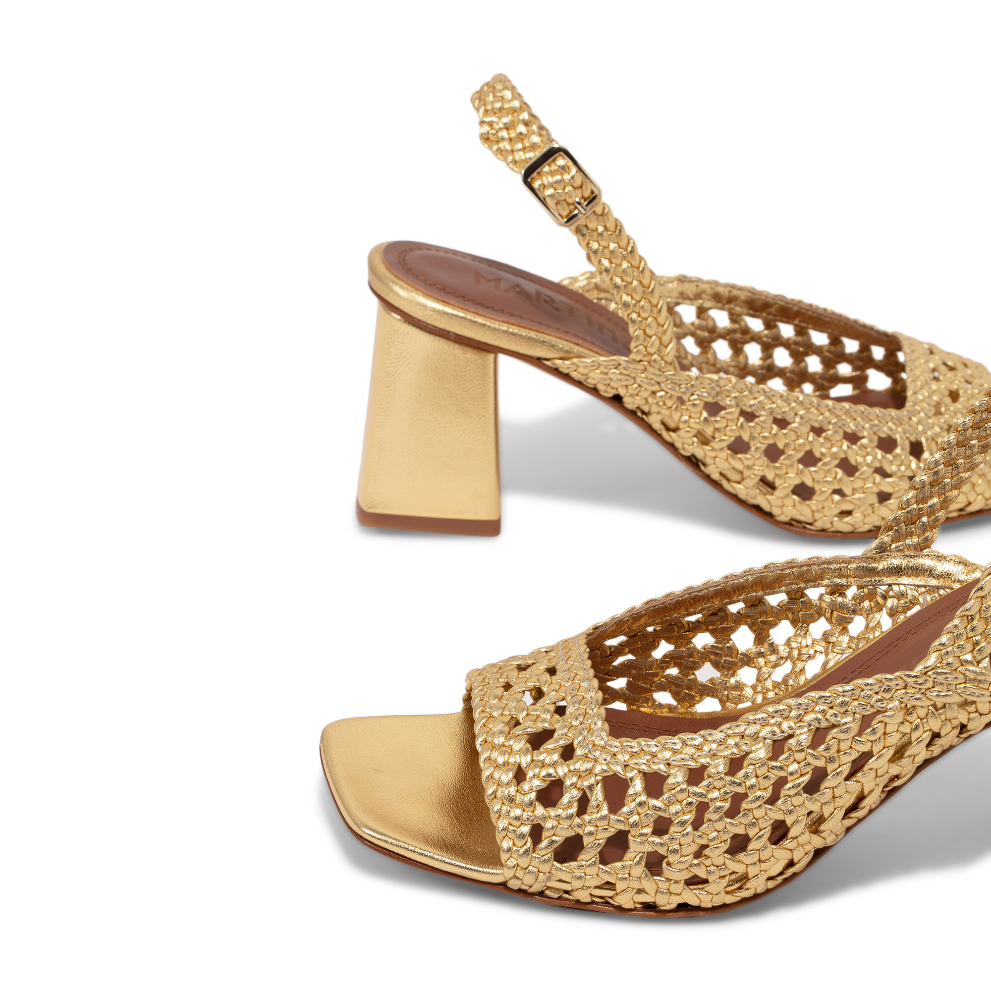 

Montevideo sandals, Gold