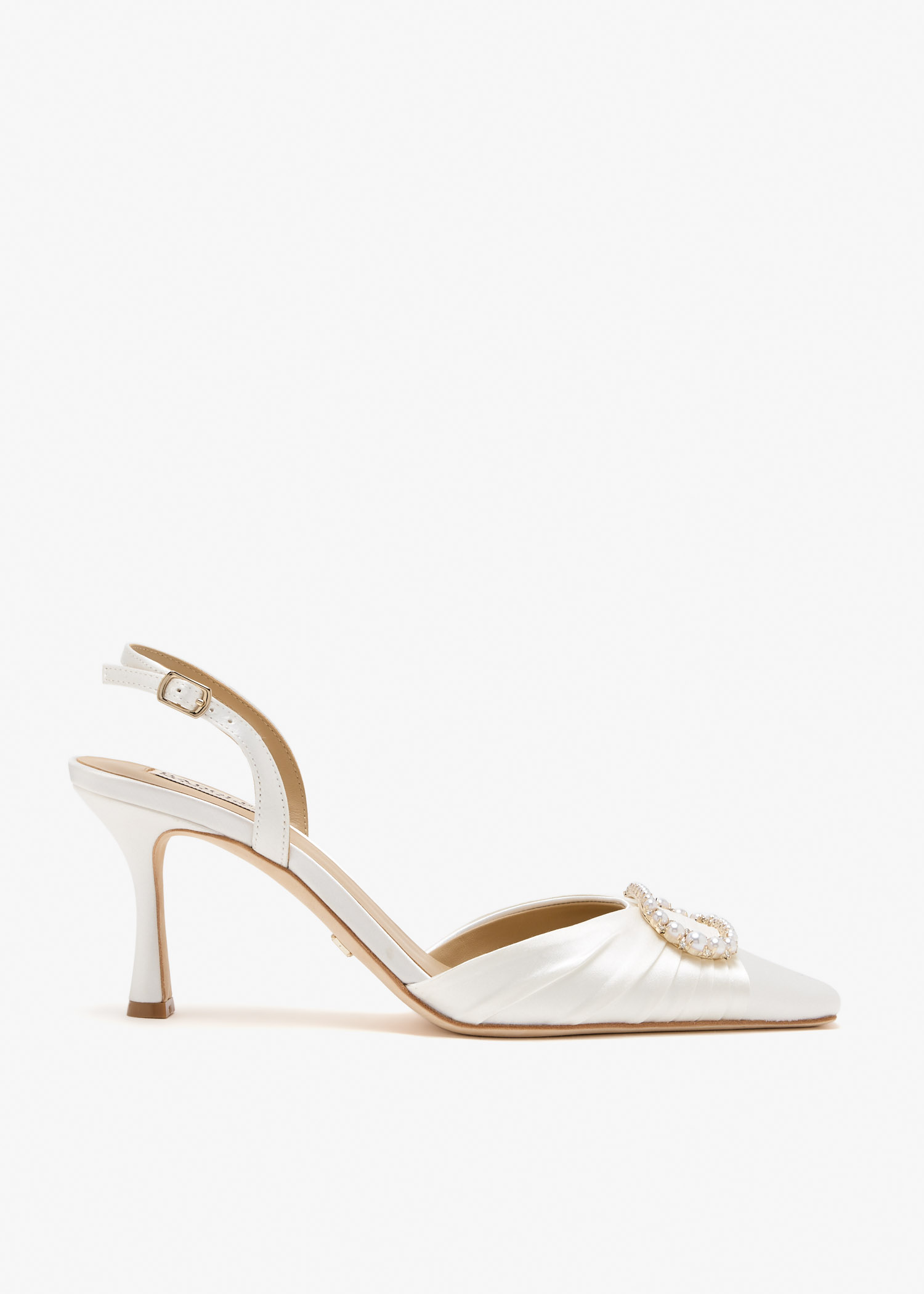 

Octaviah slingback pumps, White