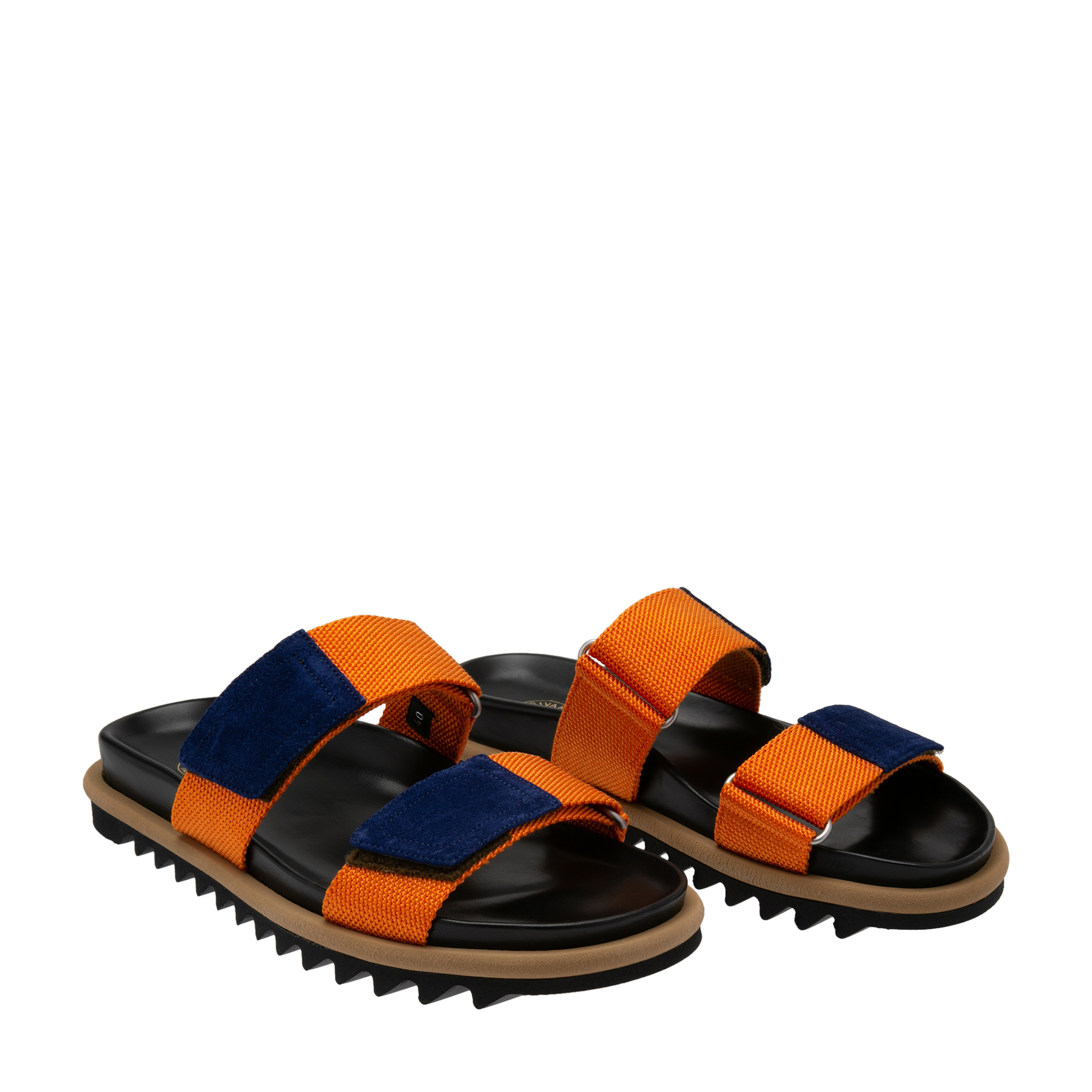 

Double strap sandals, Orange
