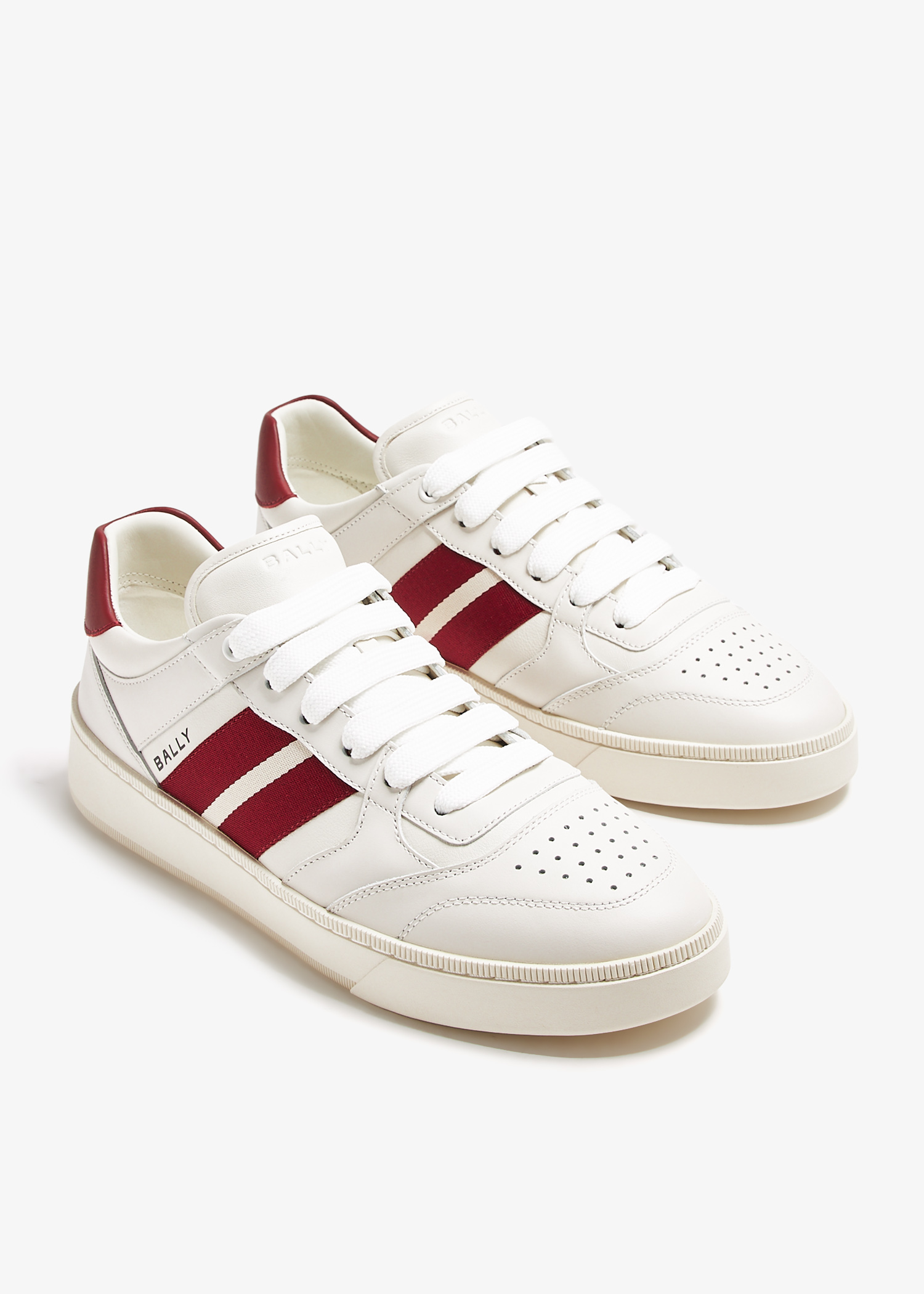 Bally Raise Leather Sneakers | White | FARFETCH IN
