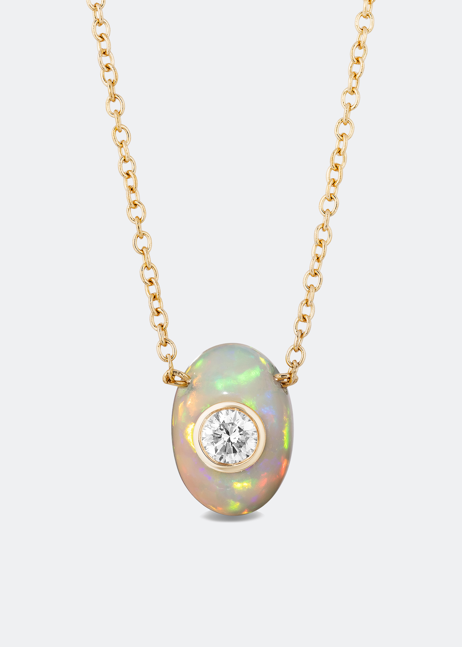 

Milestone necklace, Gold