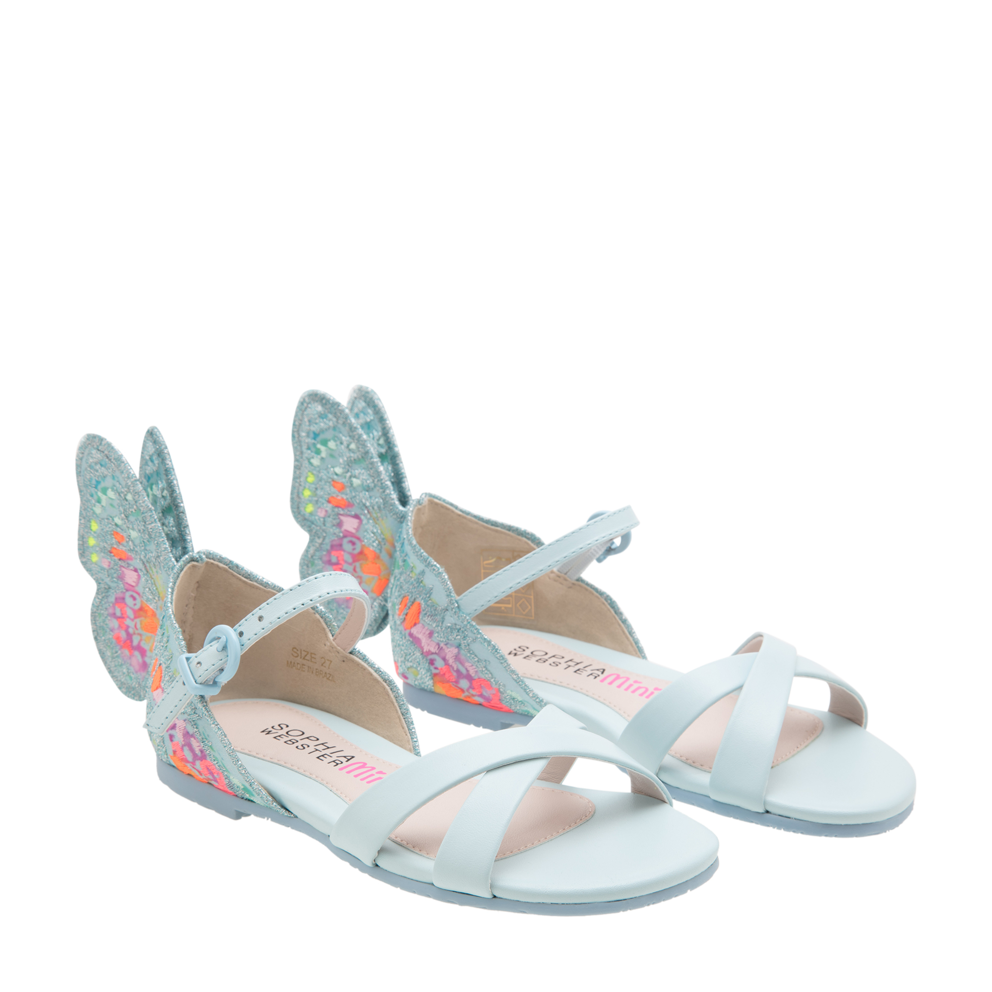 

Chiara embroidery sandals, Blue