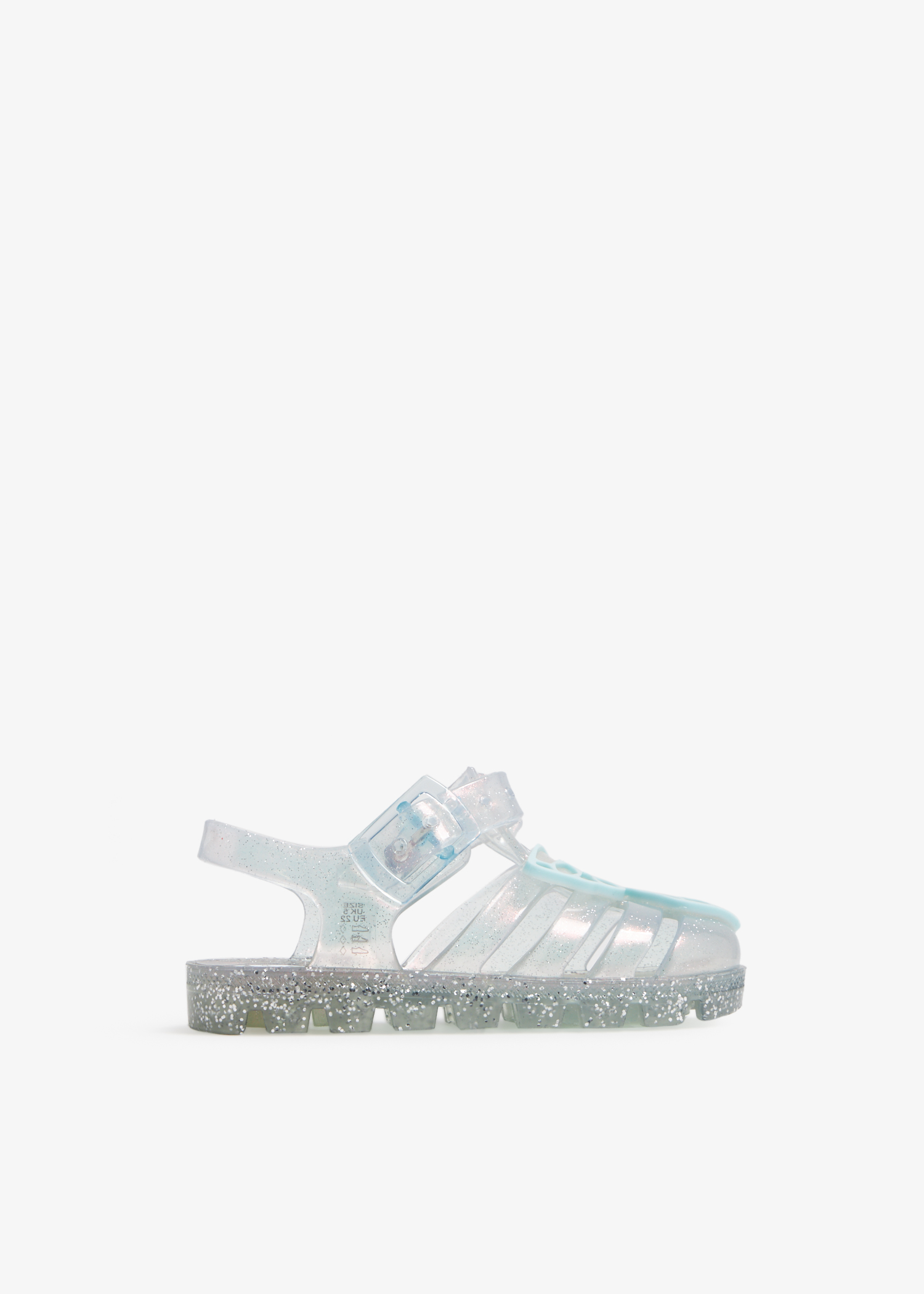 

Butterfly jelly sandals, Silver
