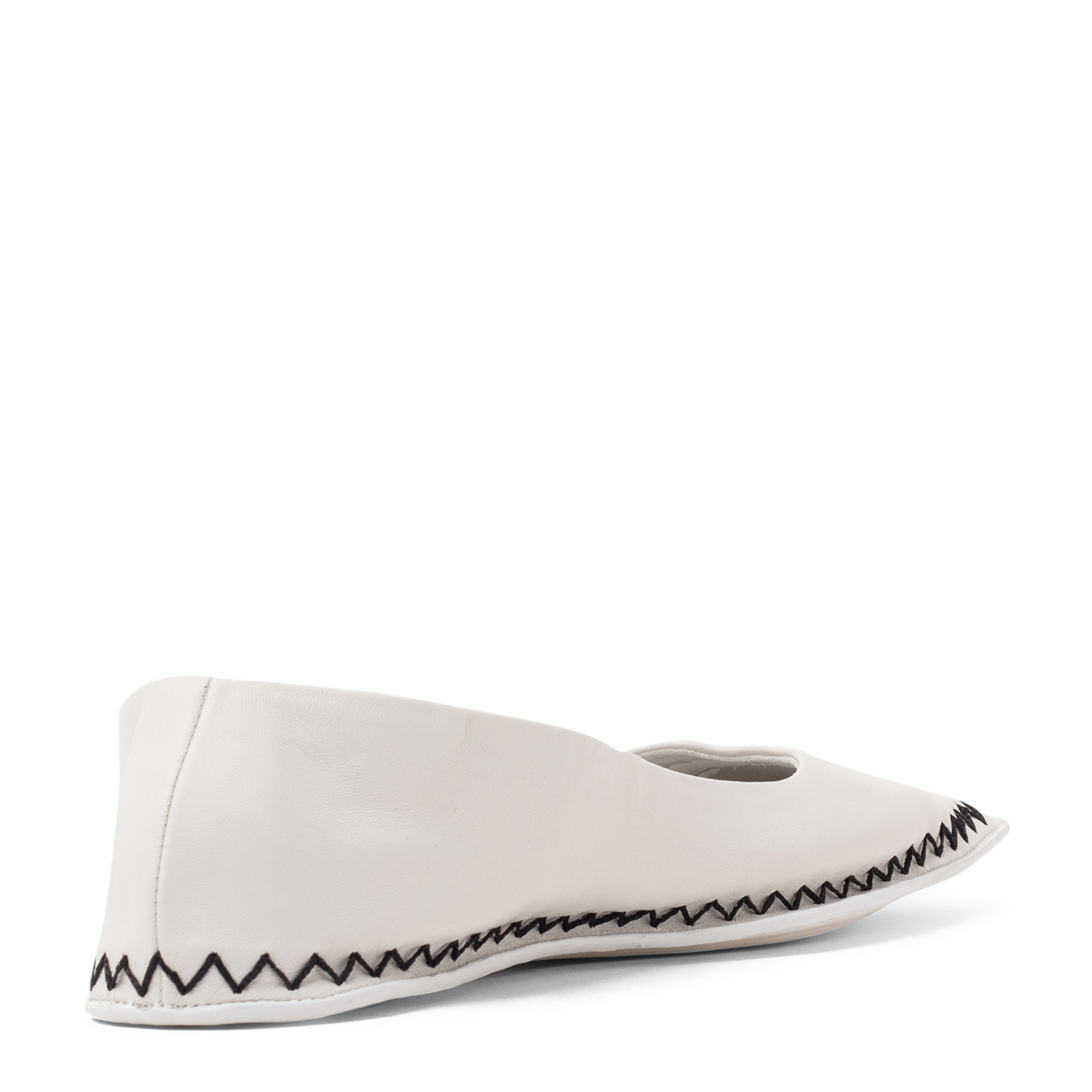 

Venice ballet flats, White