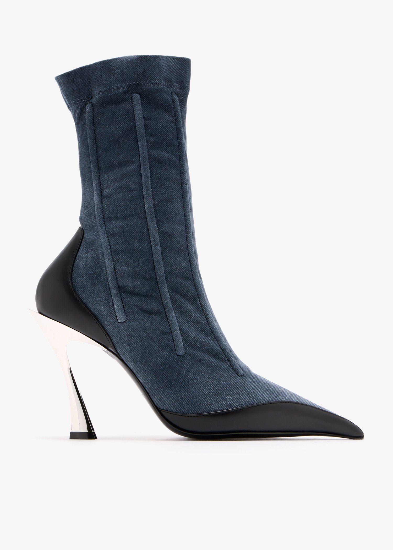 

Corset ankle boots, Blue