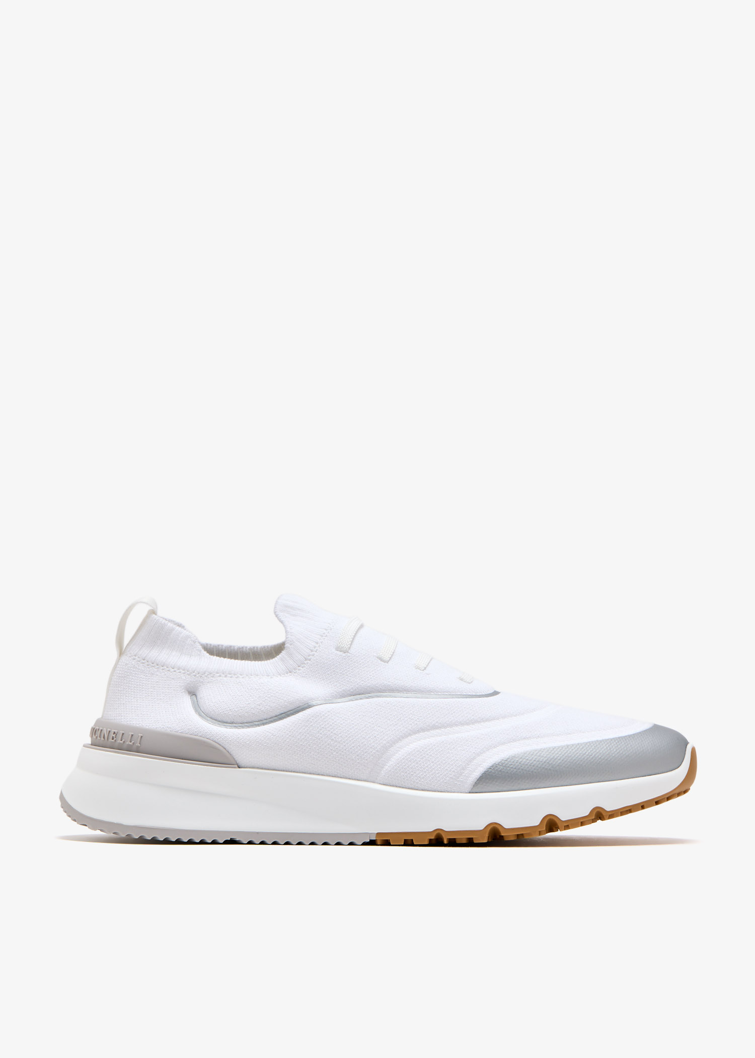 

Knit sneakers, White