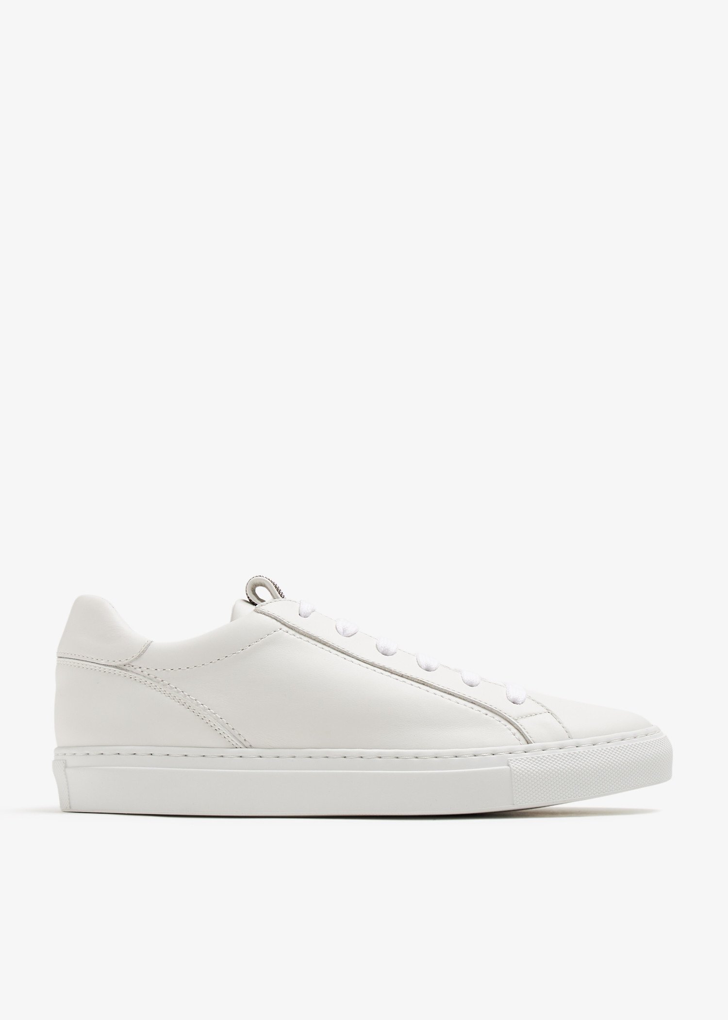 

Matte calfskin sneakers, White