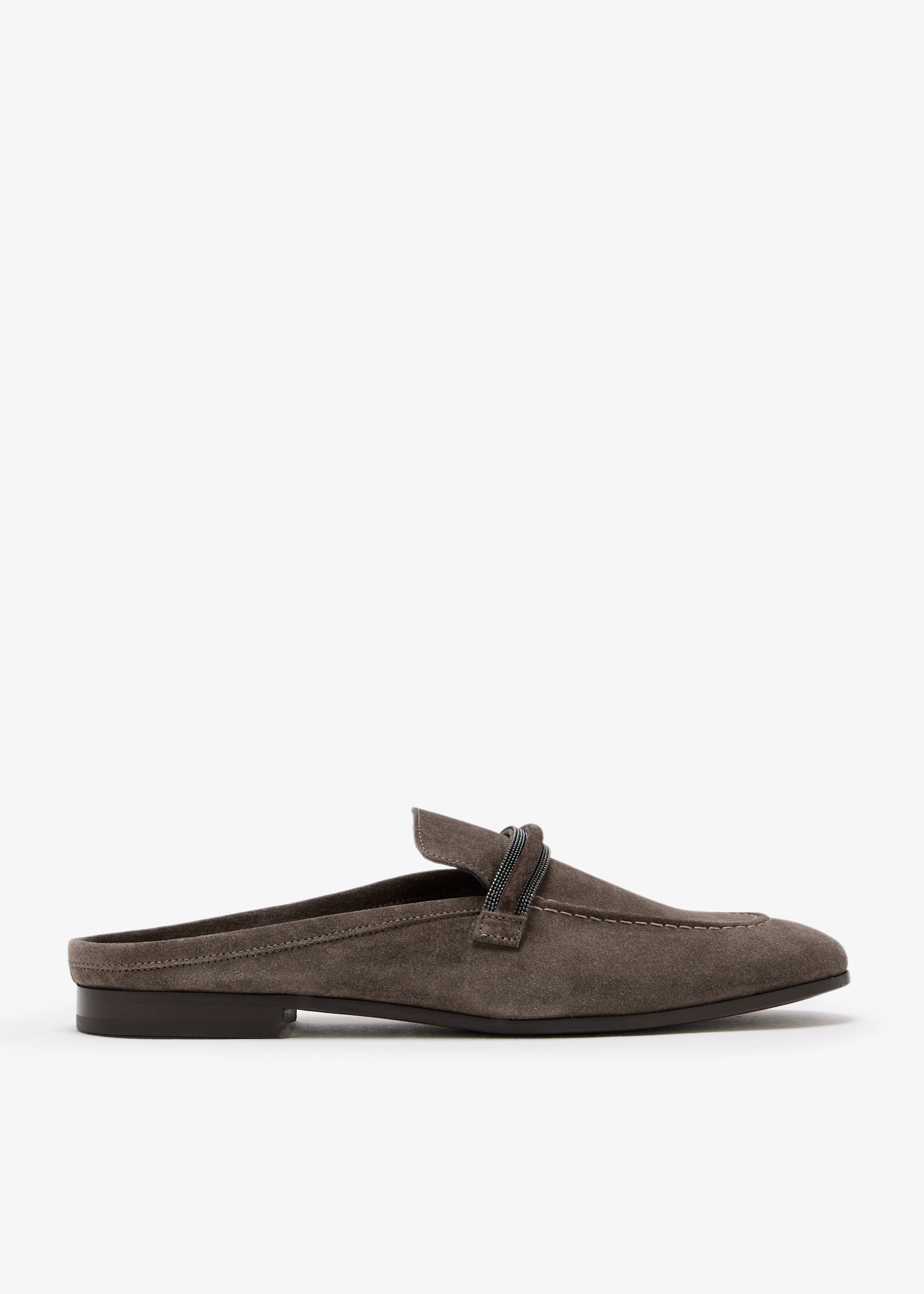 

Suede slippers, Brown