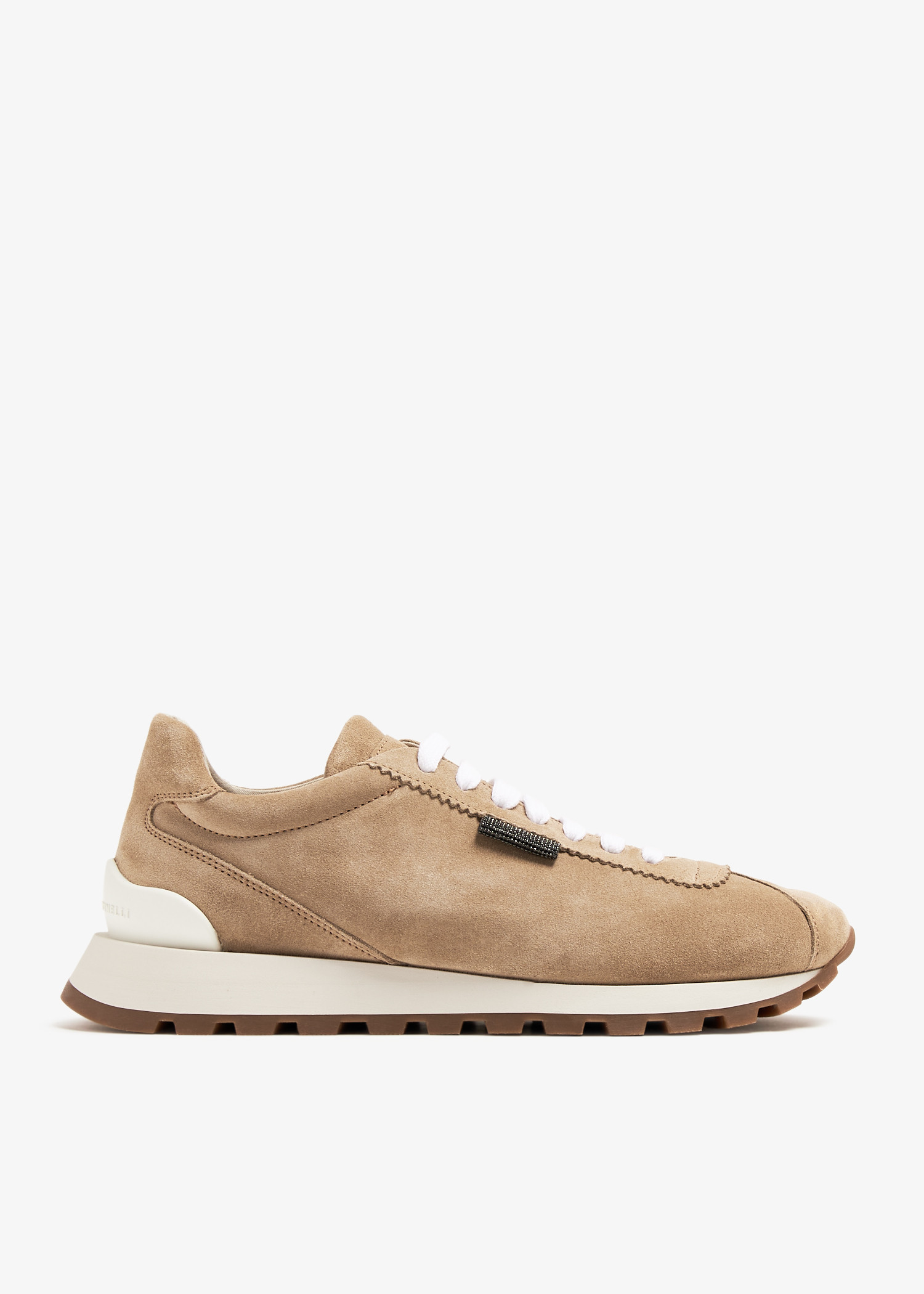 

Suede sneakers, Beige