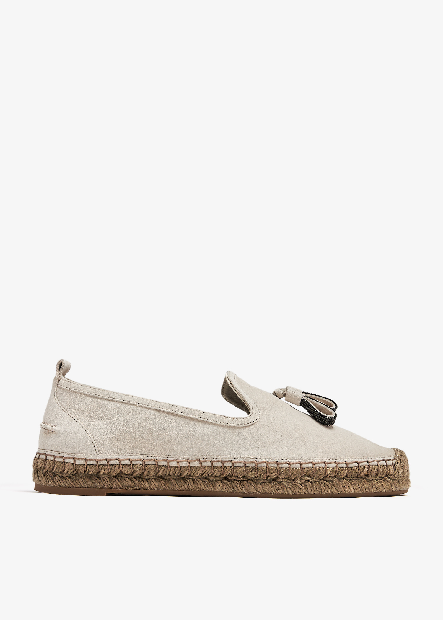 

Suede espadrilles, Beige