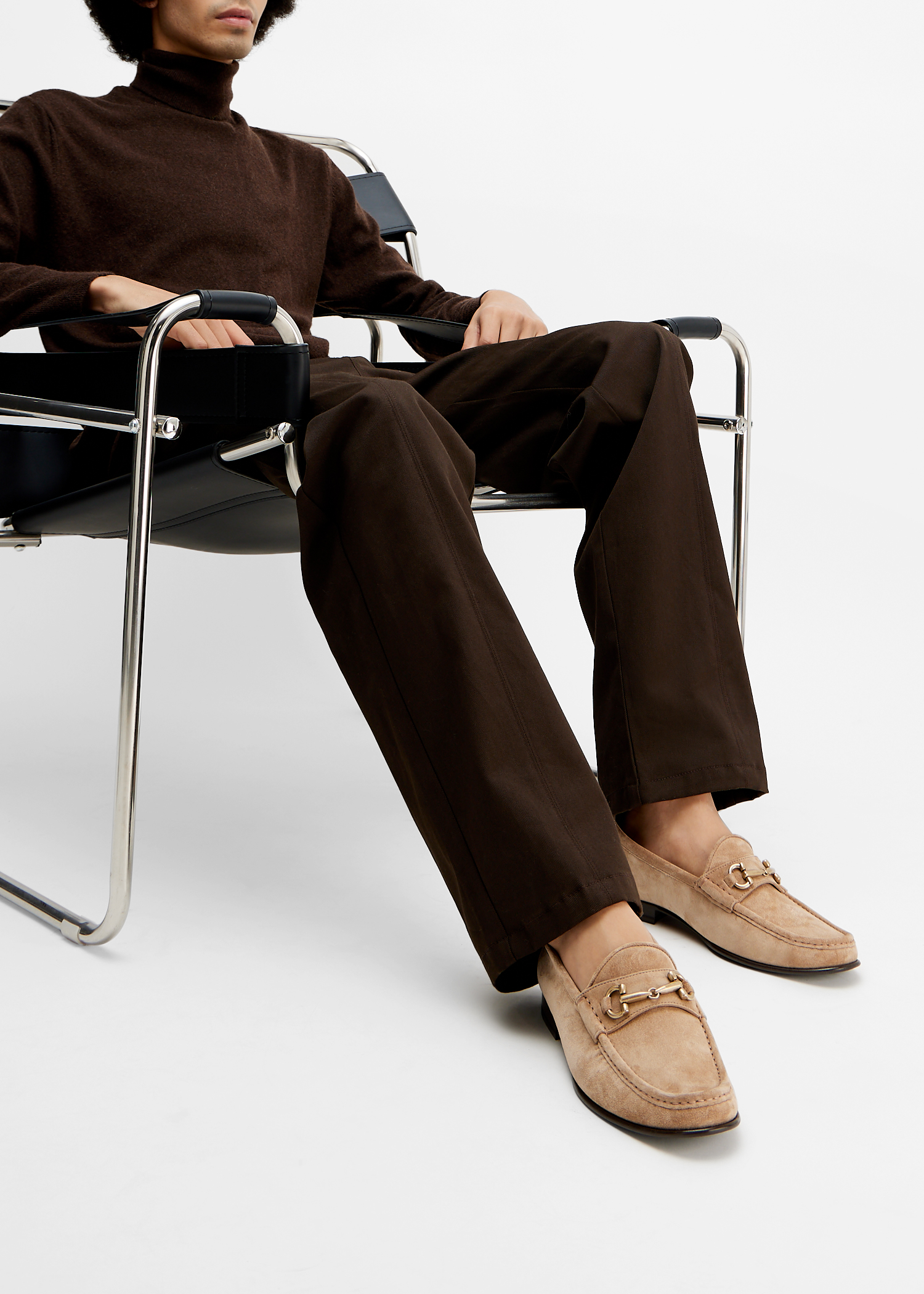 

Suede loafers, Beige