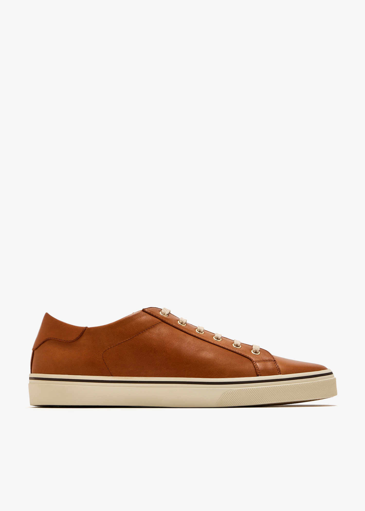 

Leather sneakers, Brown