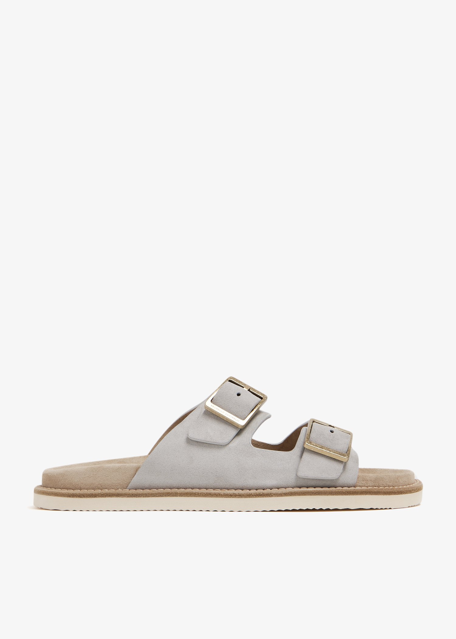 

Suede sandals, Grey