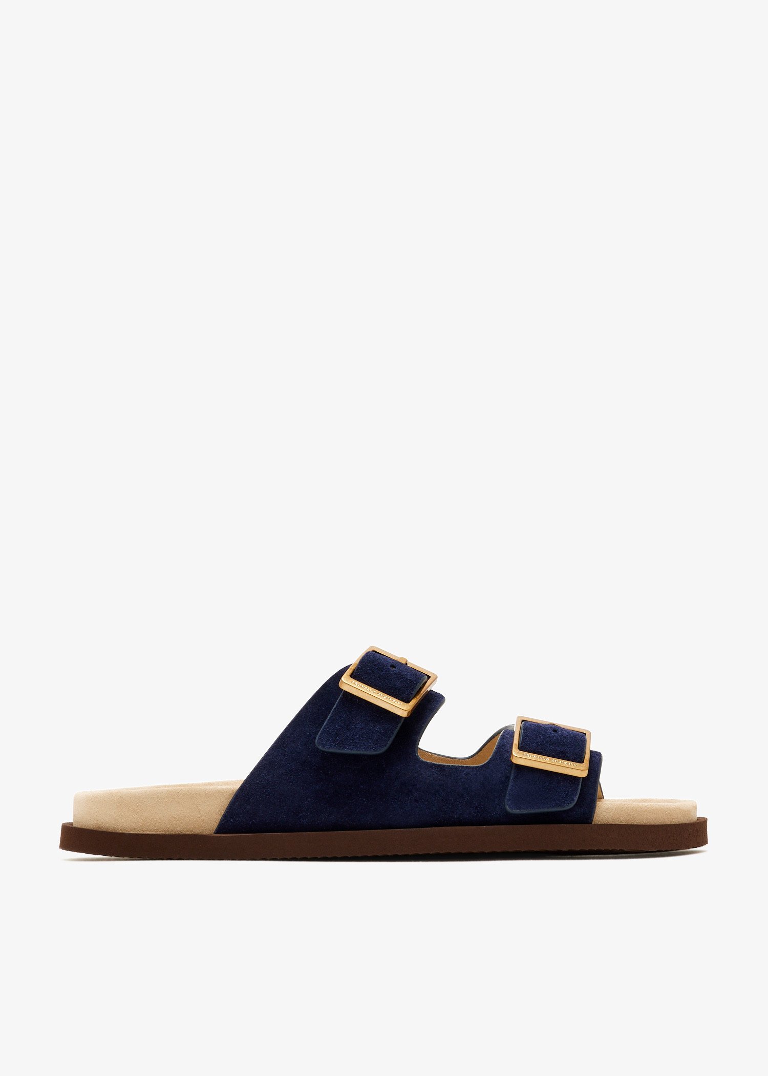 

Suede sandals, Navy