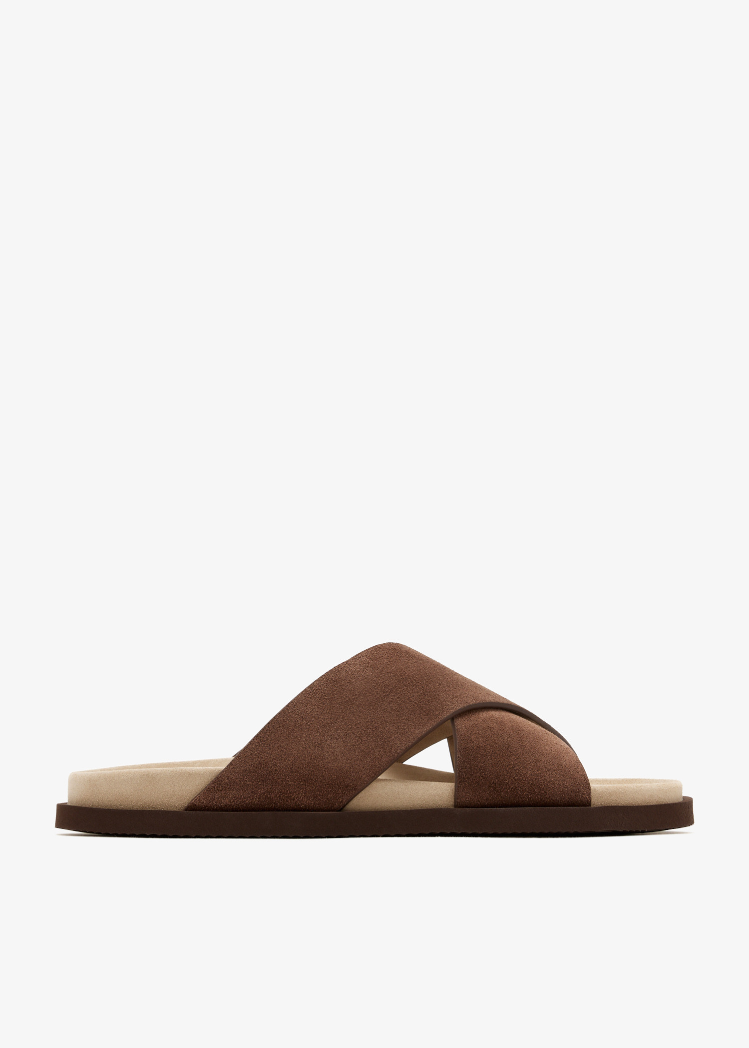 

Suede sandals, Brown