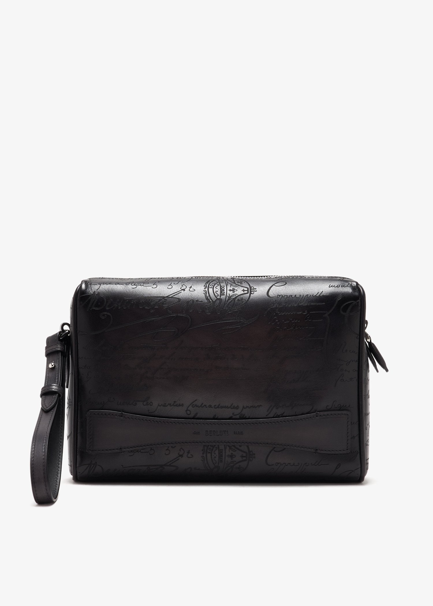 

Rosewood Scritto leather pouch, Black