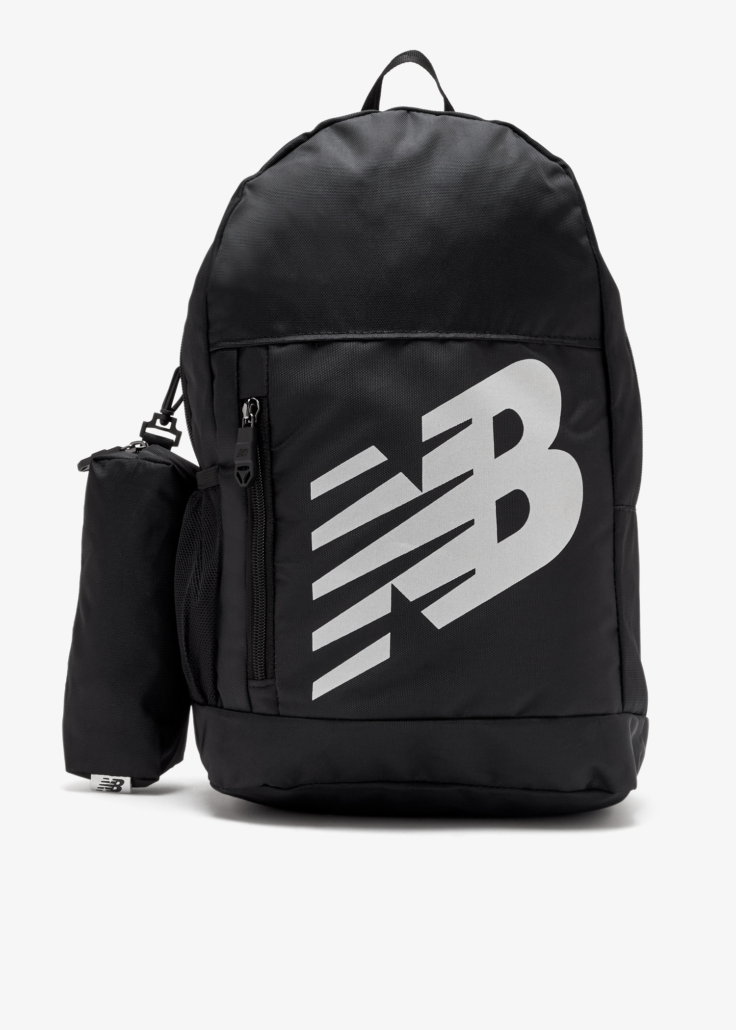 

NB Logo backpack with pencil case, Black