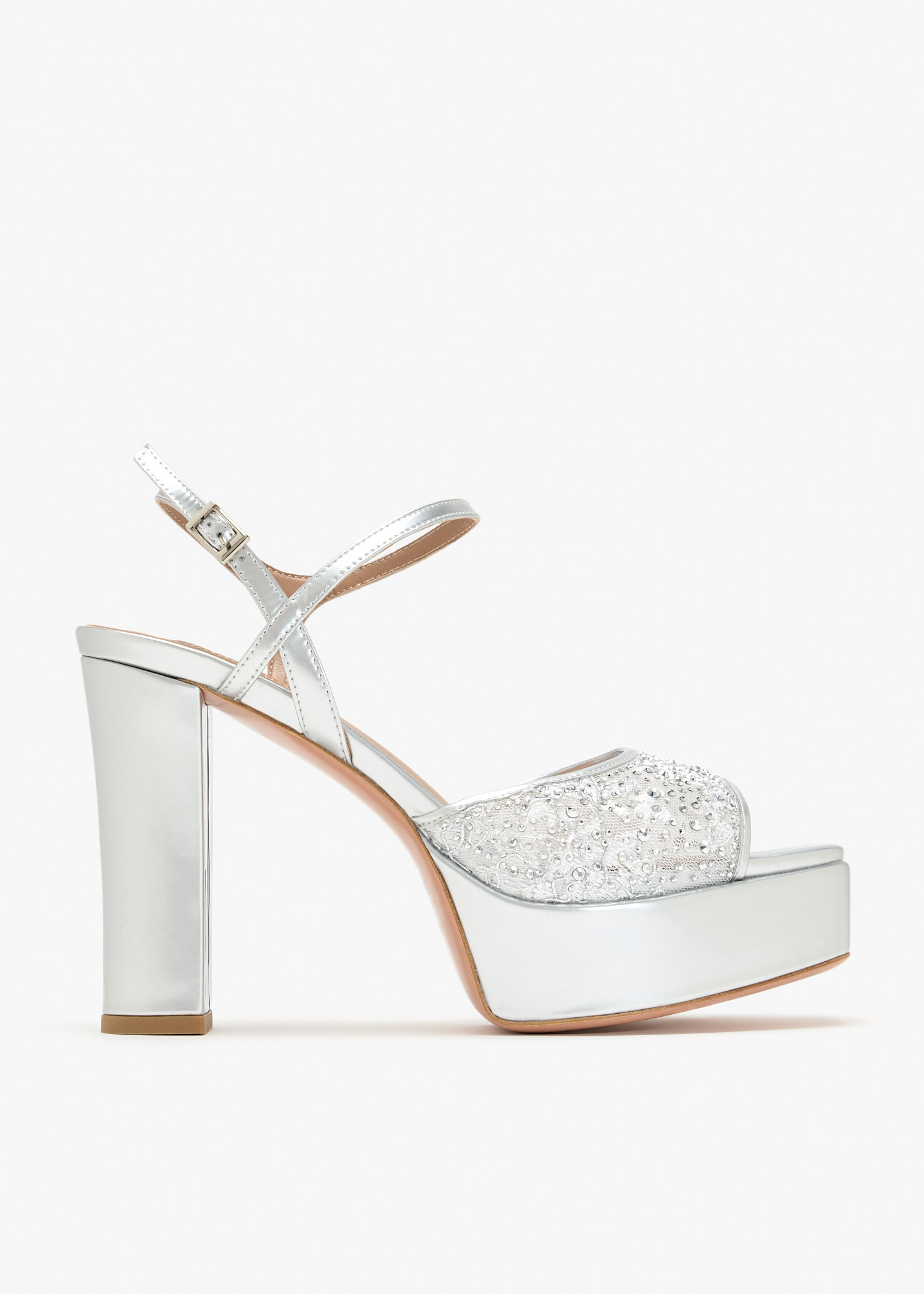 

Neza platform sandals, Silver