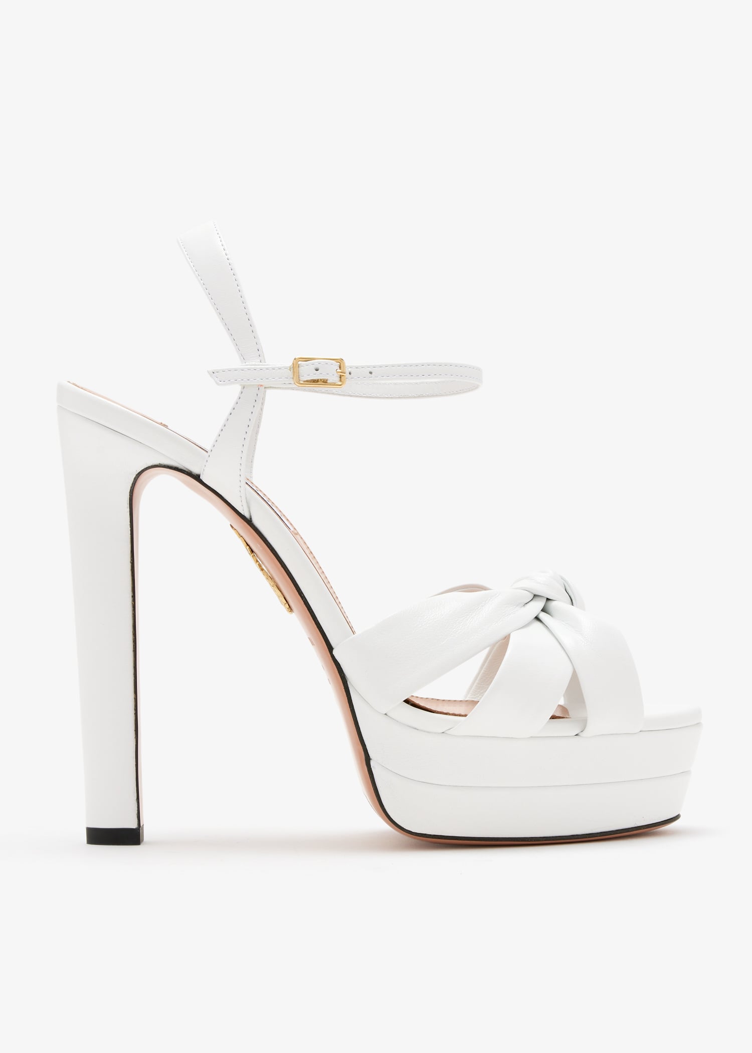 

Nina 130 plateau sandals, White