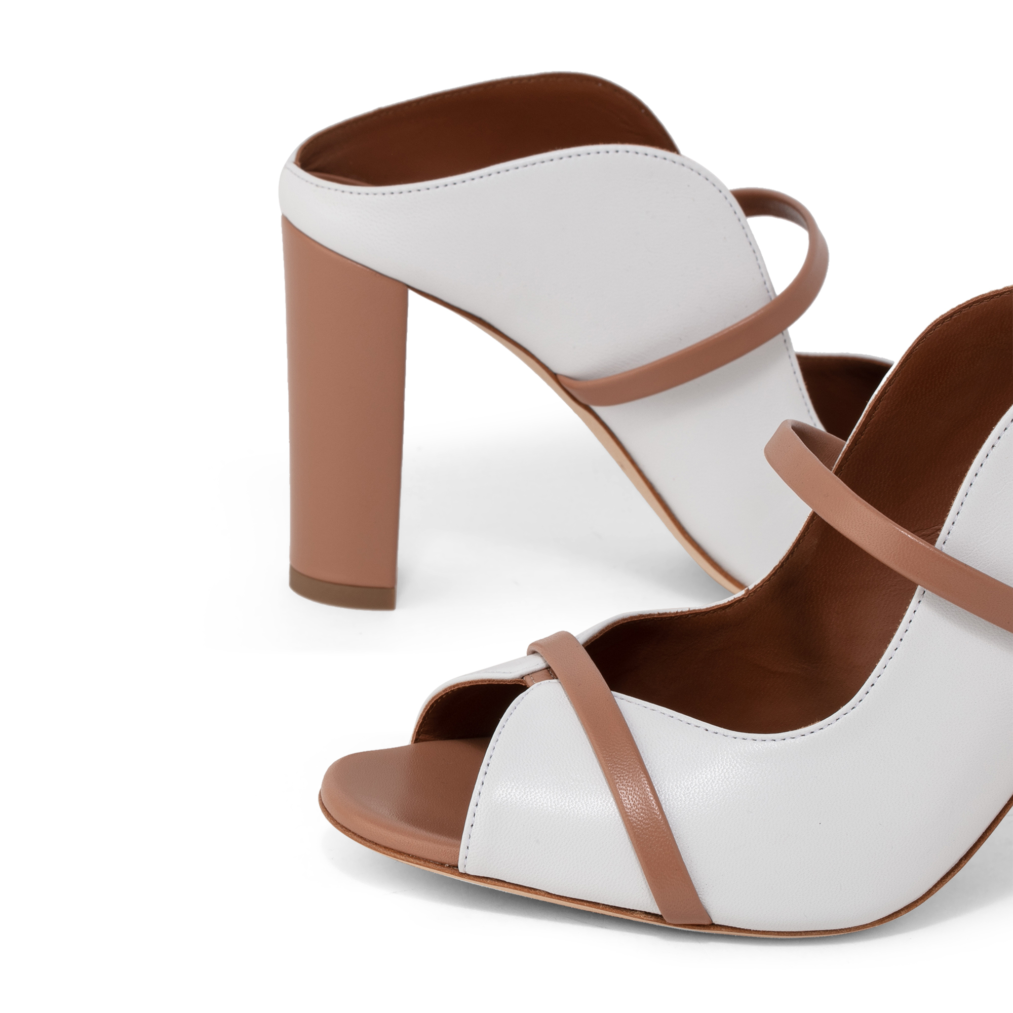 

Norah mules, White