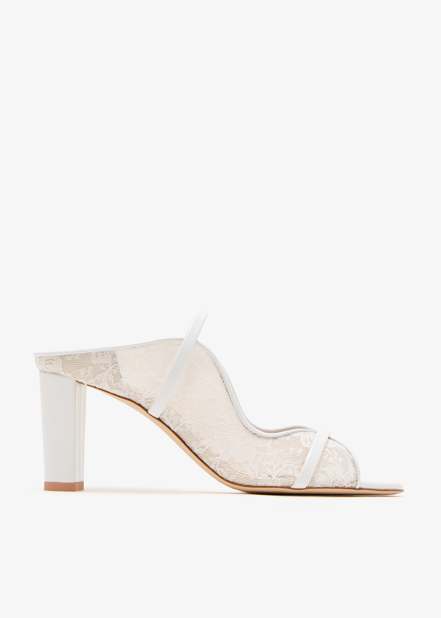 

Norah 70 mules, White