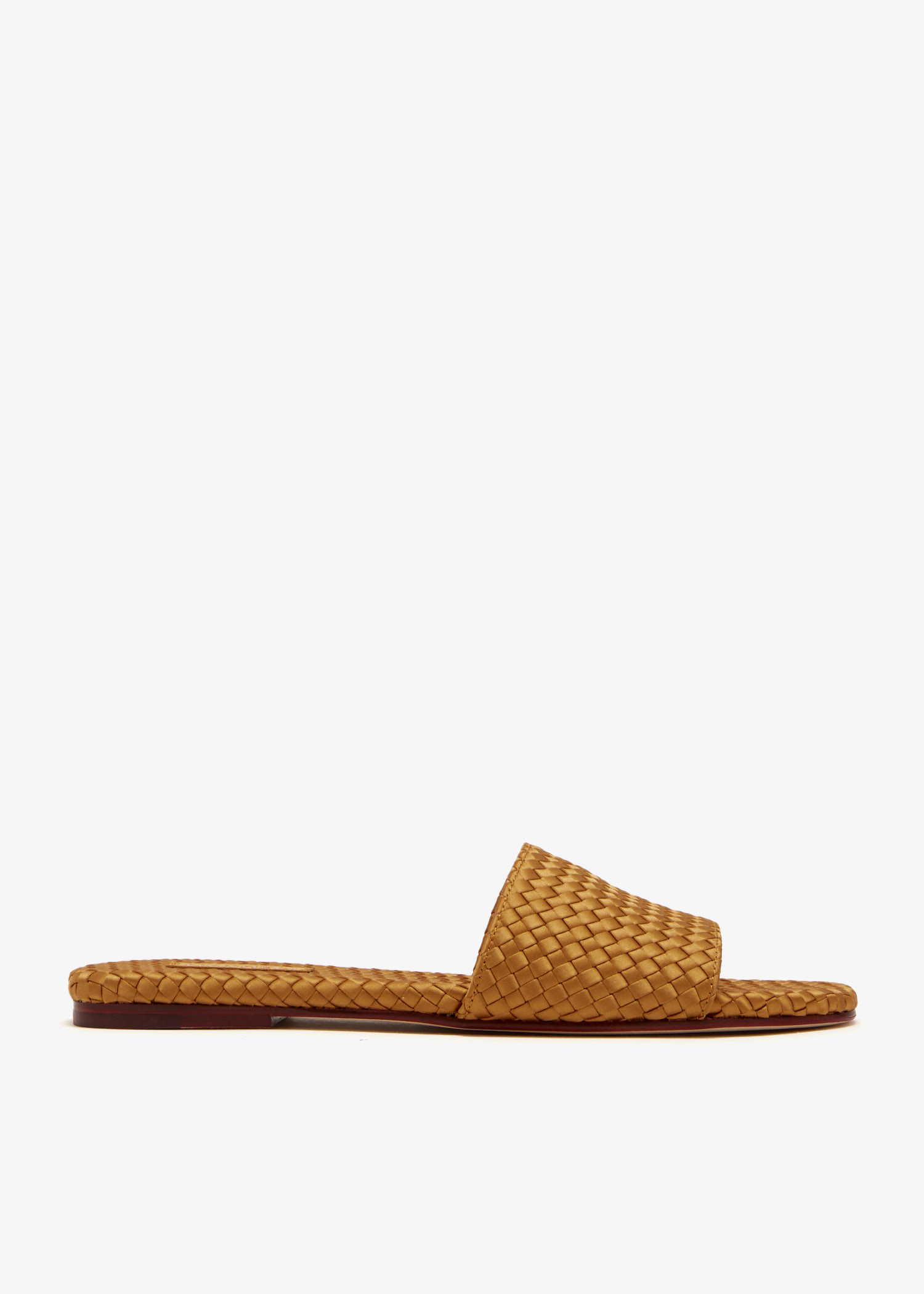 

St. Barths slide sandals, Yellow