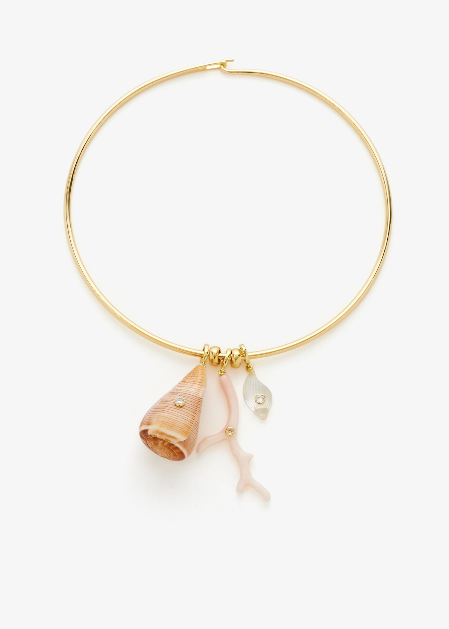 

Briny necklace, Gold