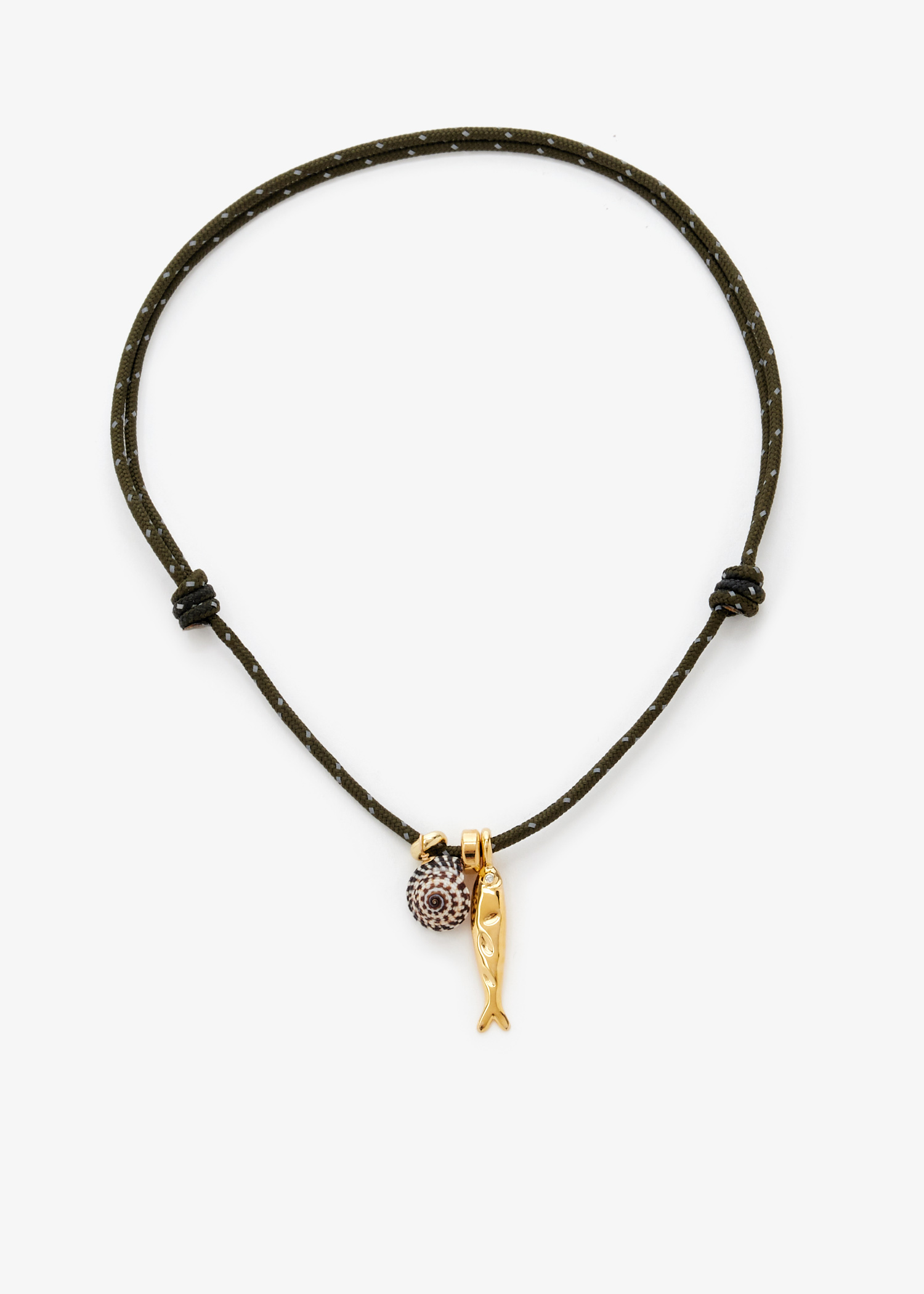 

Corvo necklace, Green