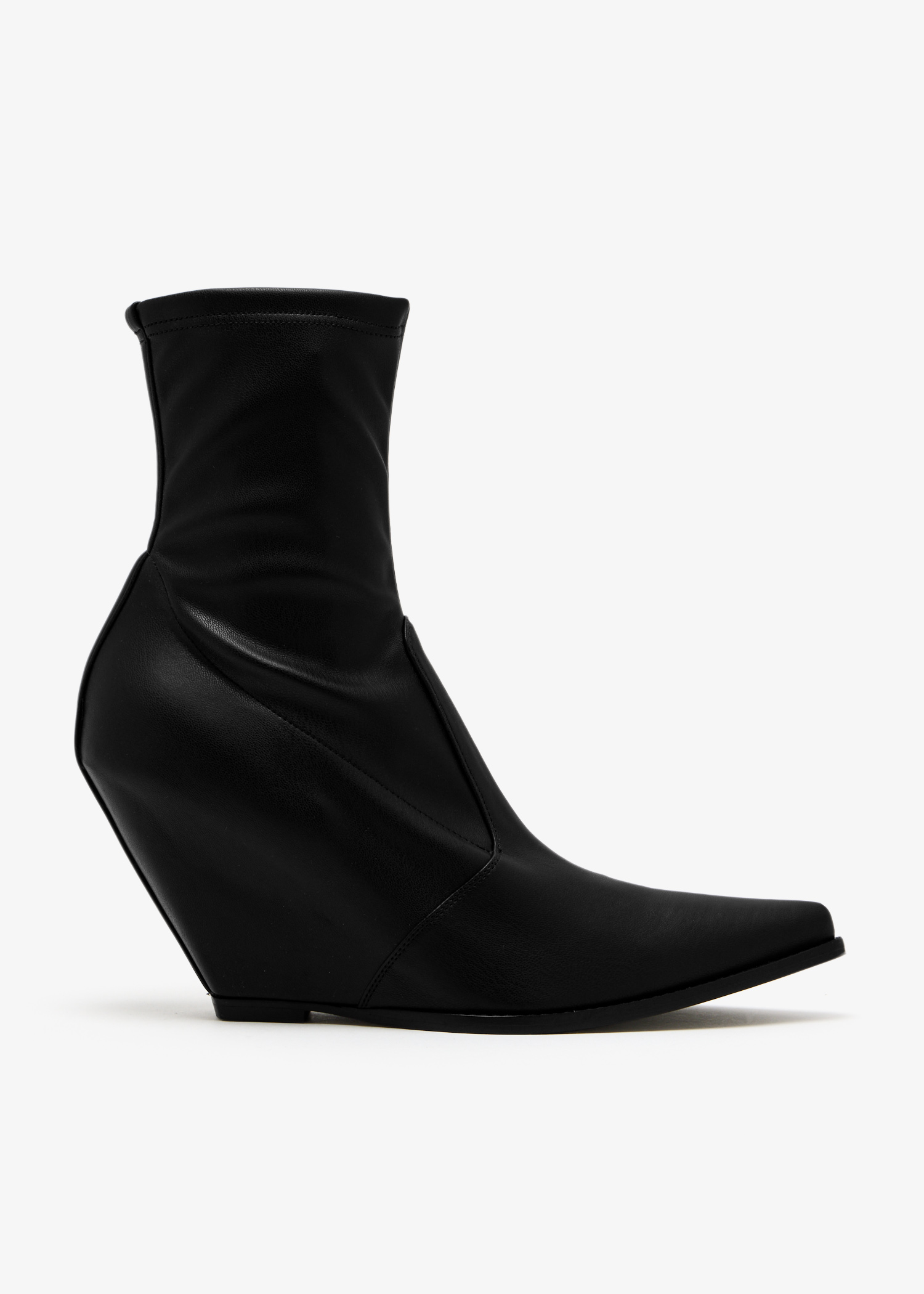 

Wedge ankle boots, Black