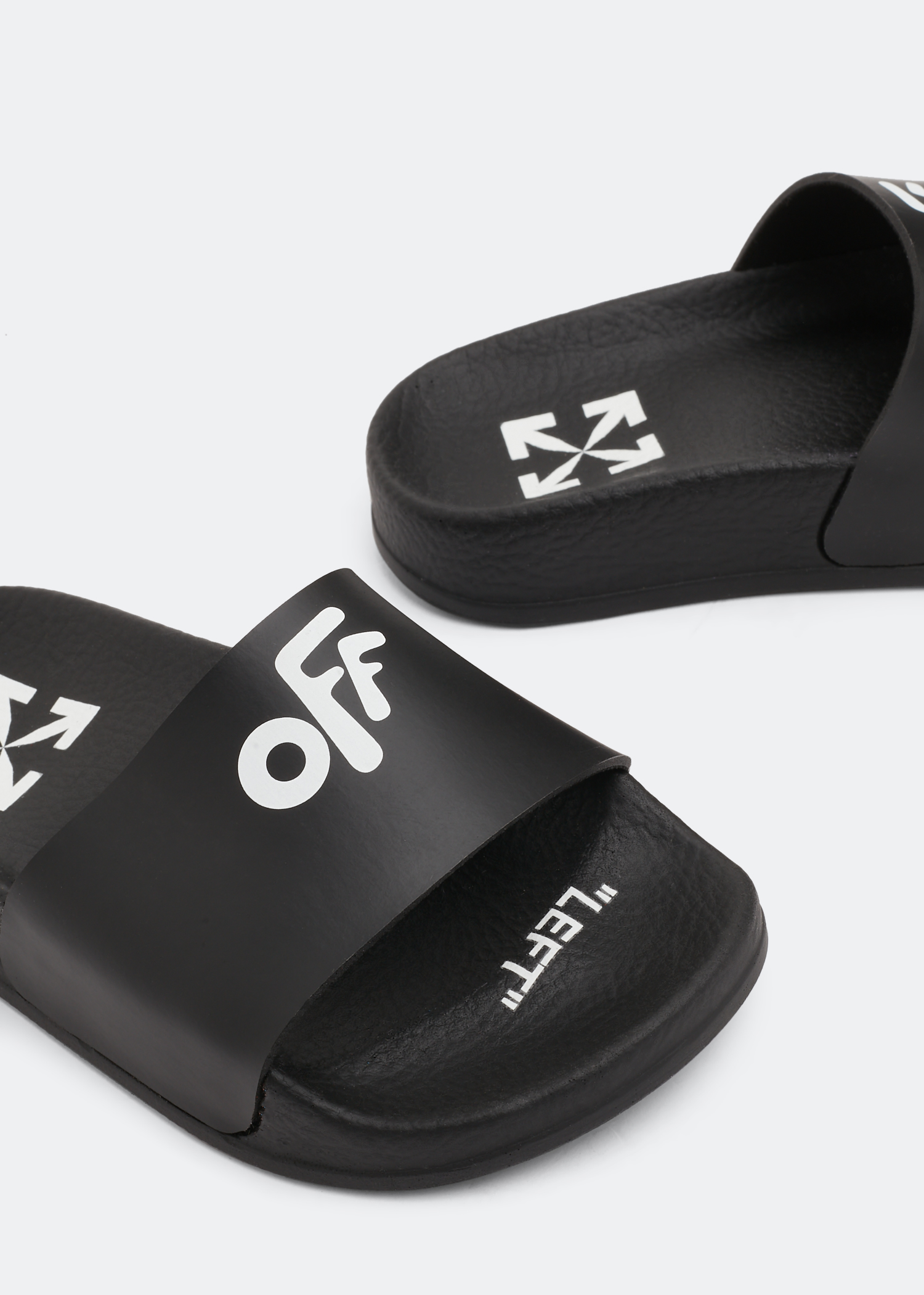 

Pool sliders, Black
