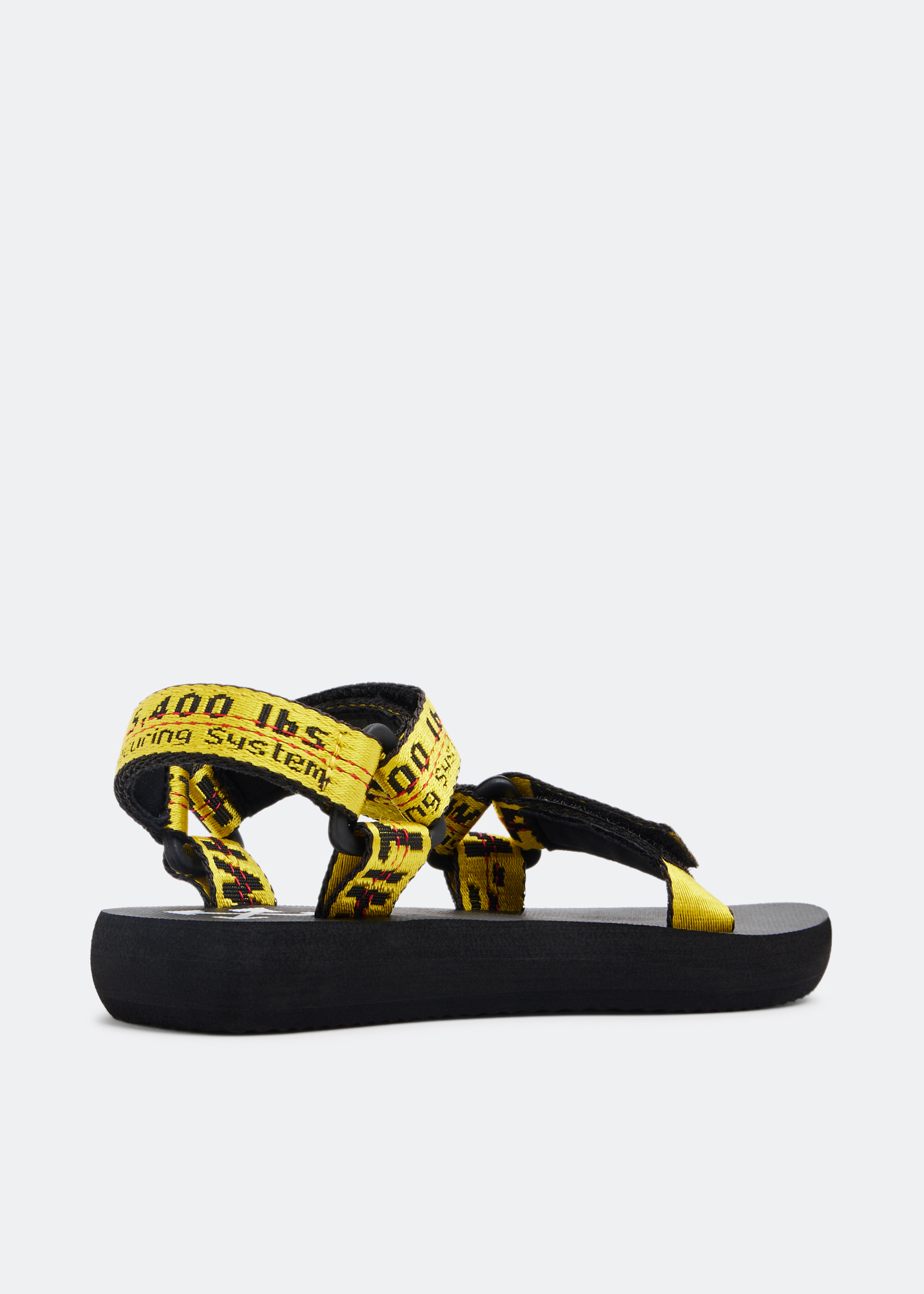 Off white yellow sandals 2025