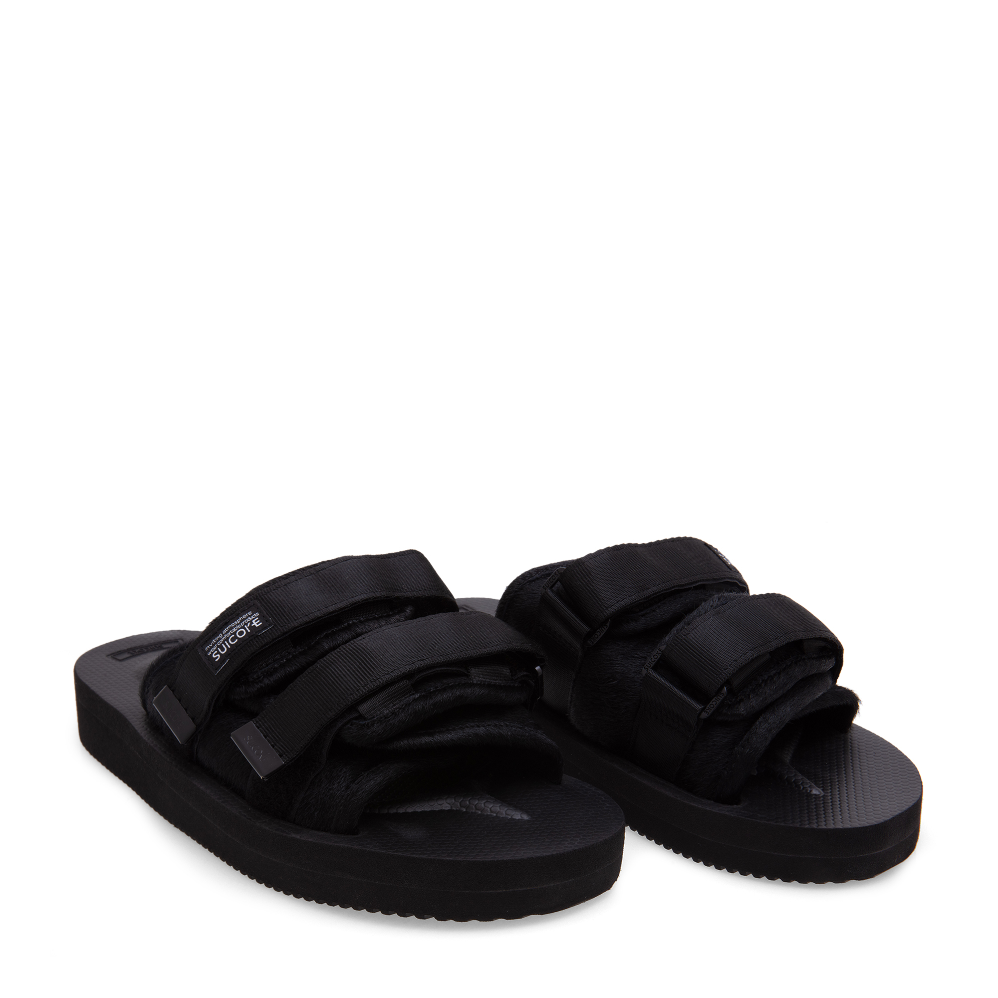 

Moto sandals, Black