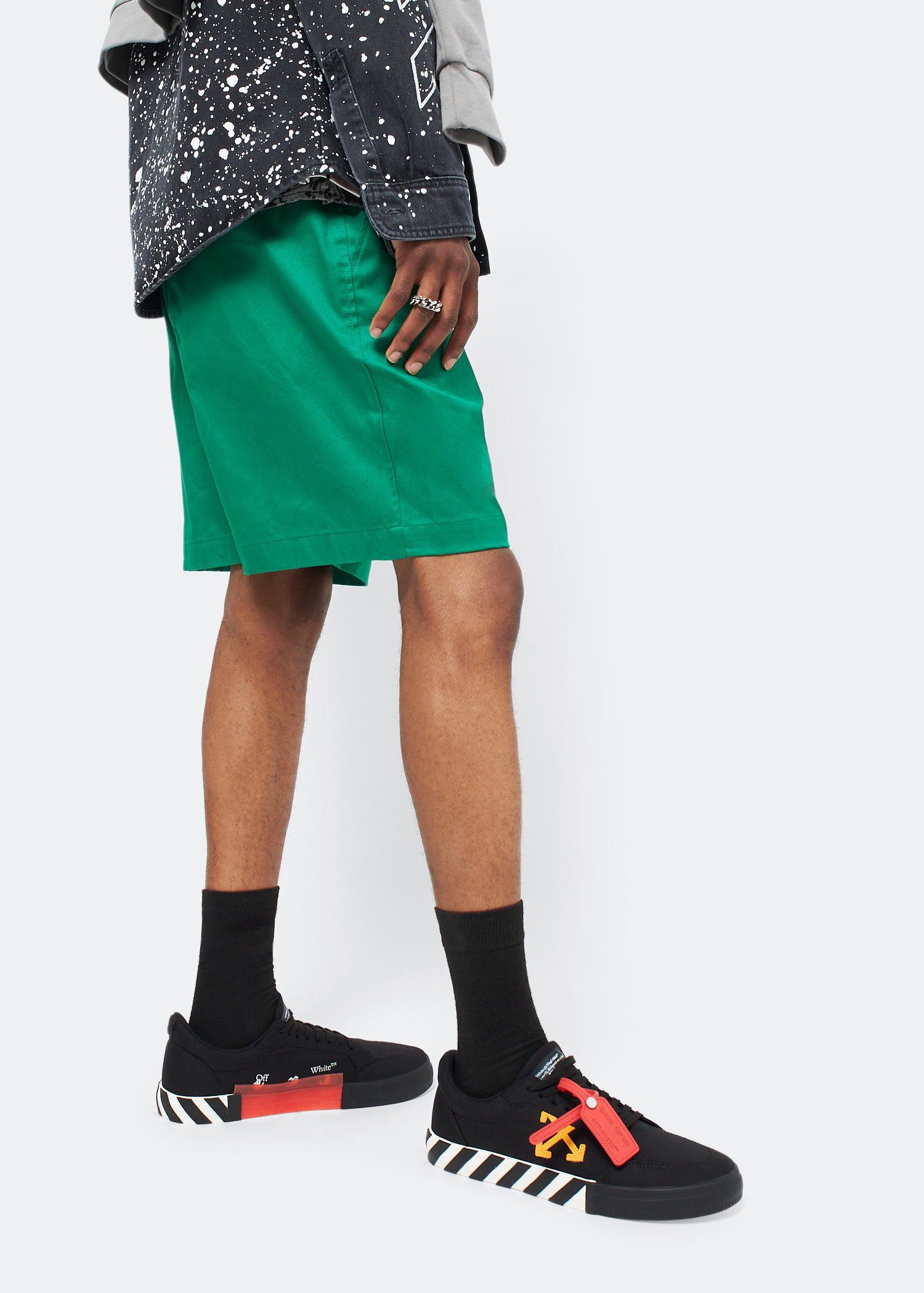

Low Vulcanised sneakers, Black